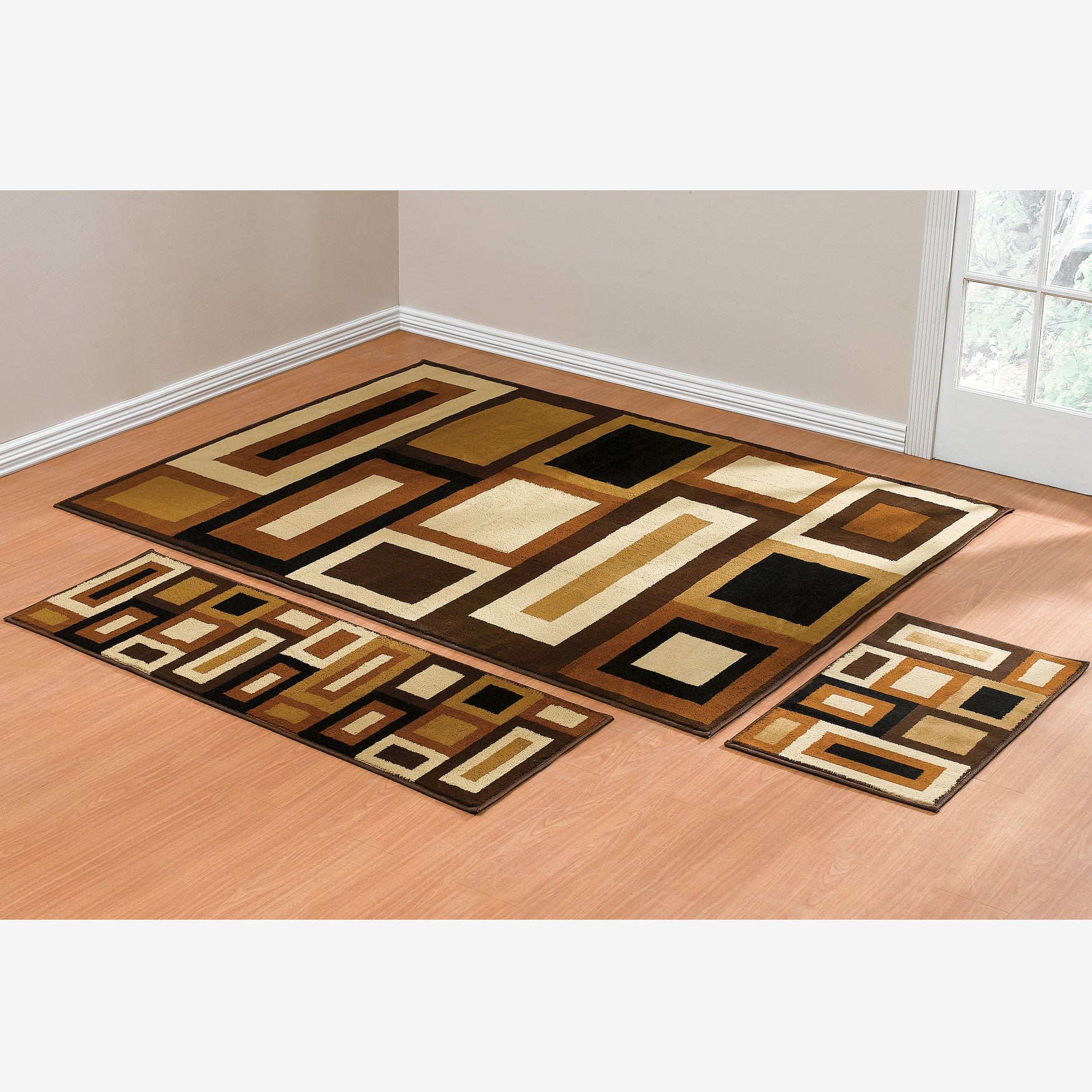 Royalty Geo 3 Pc Rug Set With Runner Plus Size Rugs Fullbeauty
