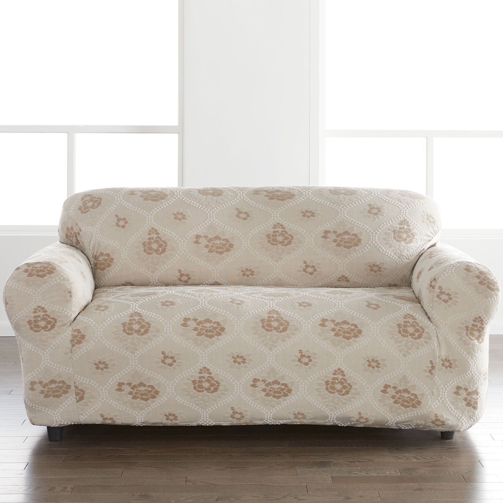 Floral Stretch Loveseat Slipcover Plus Size Slipcovers Fullbeauty