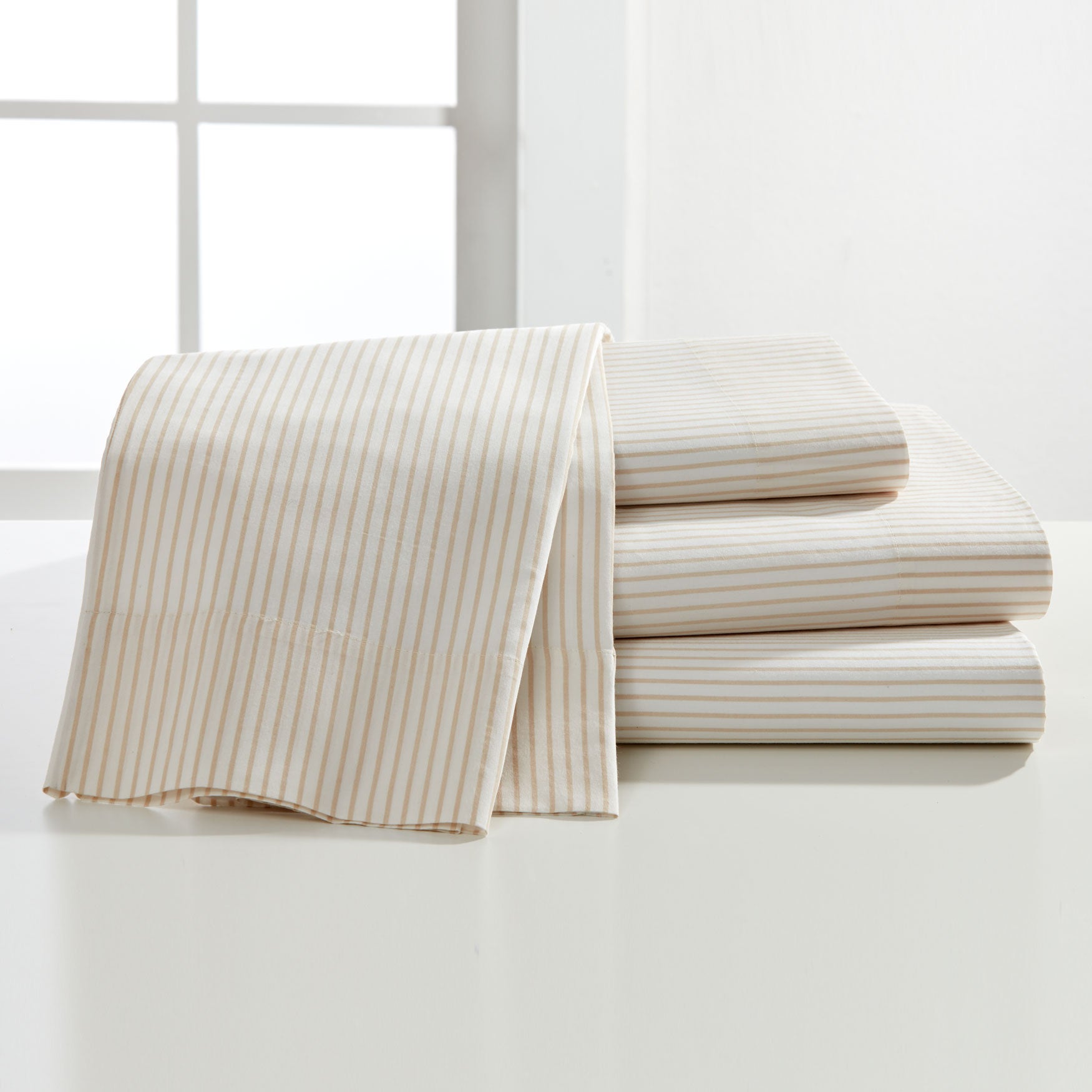 200TC Percale Classic Stripe Sheet Set Fullbeauty Outlet
