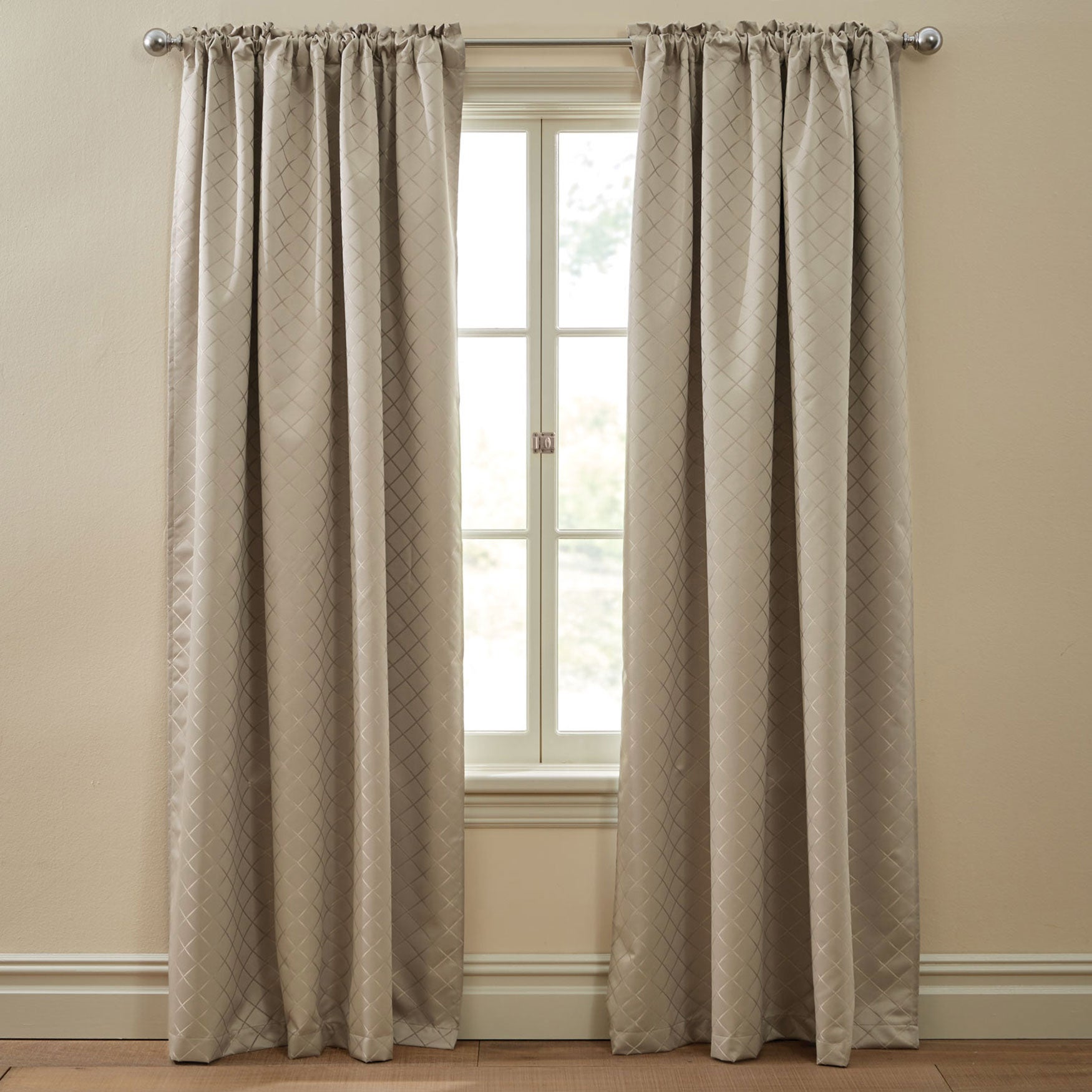 Diamond Thermal RodPocket Curtain Fullbeauty Outlet
