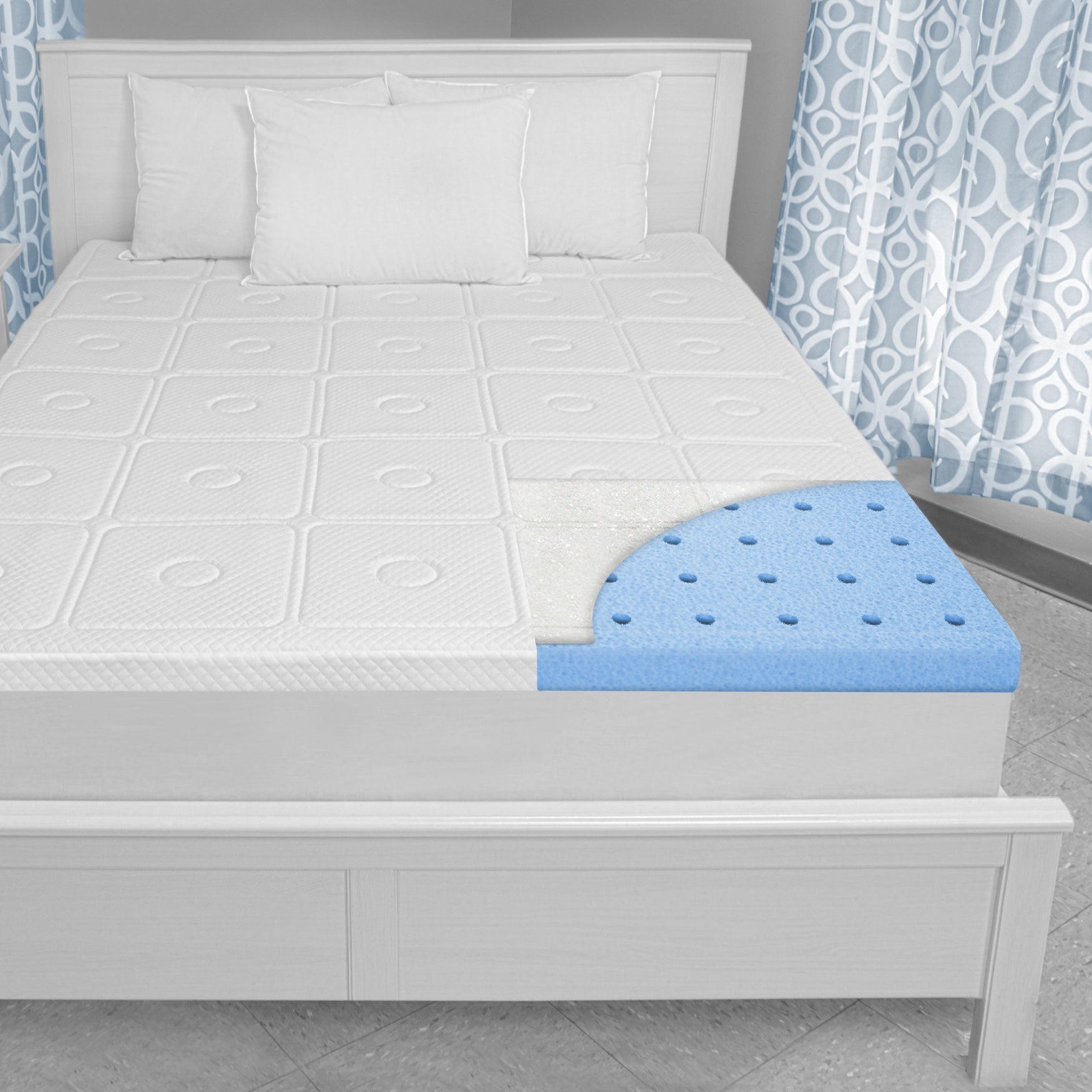 Sensorpedic Luxury Extraordinaire 3 Inch Memory Foam Mattress