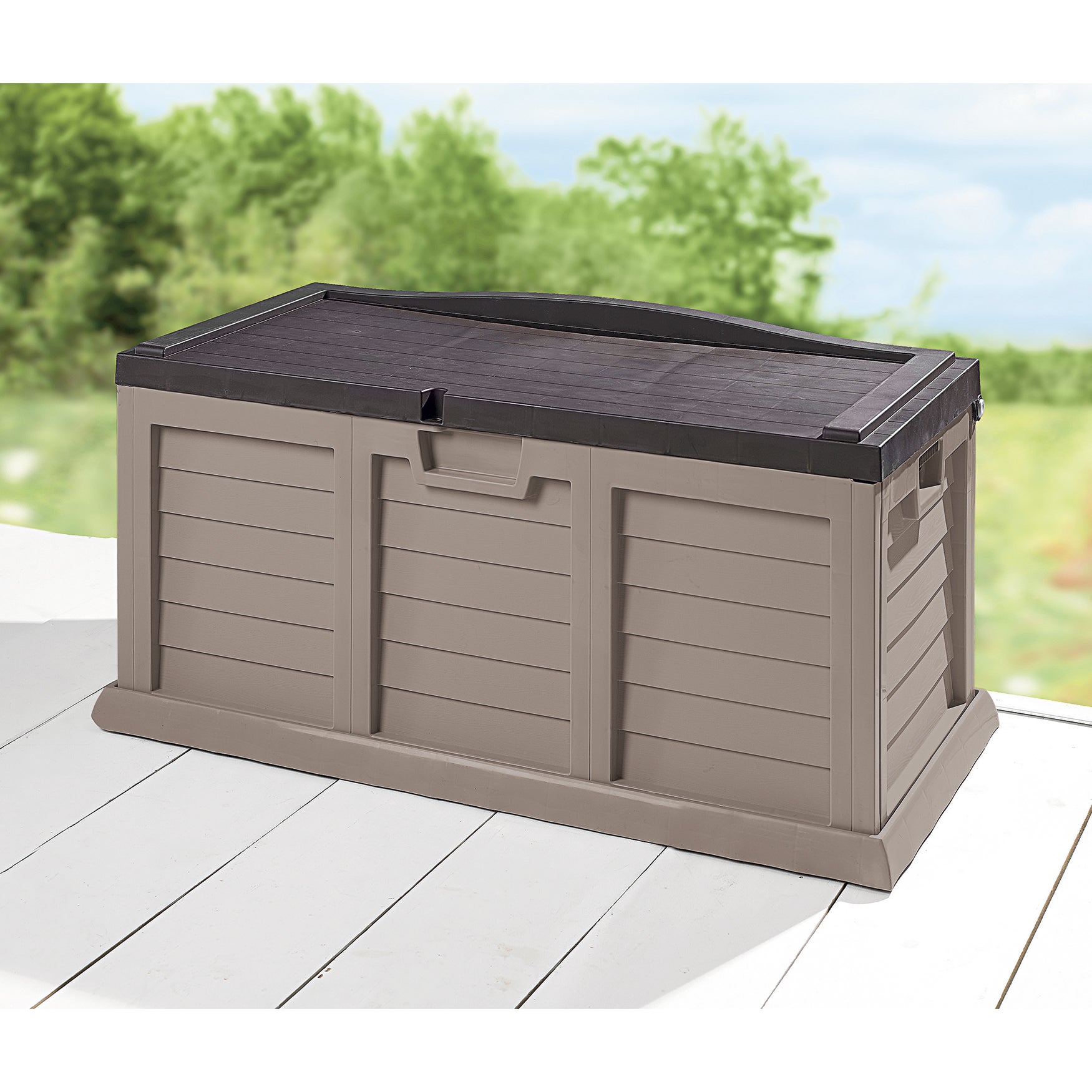 80Gallon Rolling Deck Box Plus SizeStorage Fullbeauty