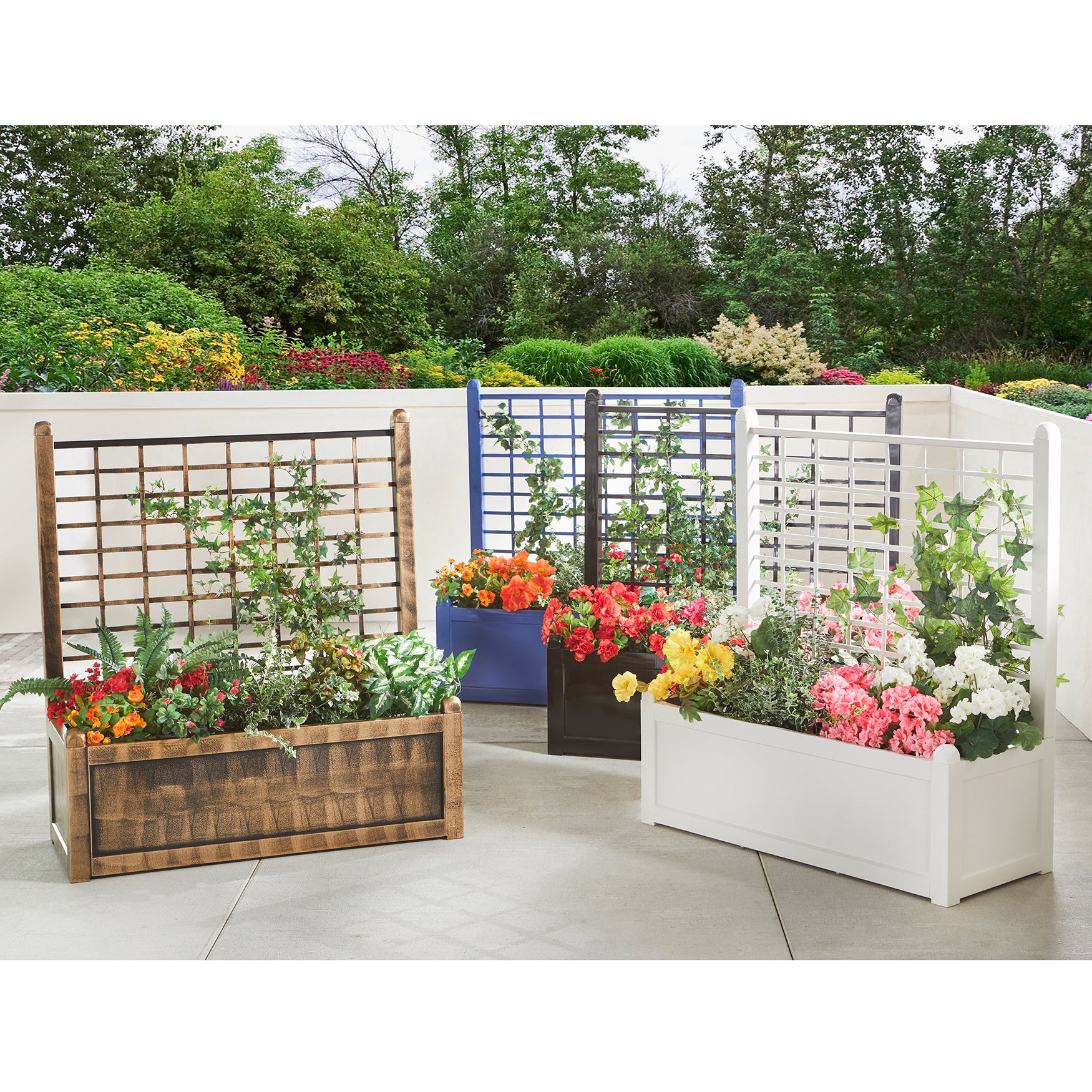 Flower Box With Trellis Fullbeauty Outlet