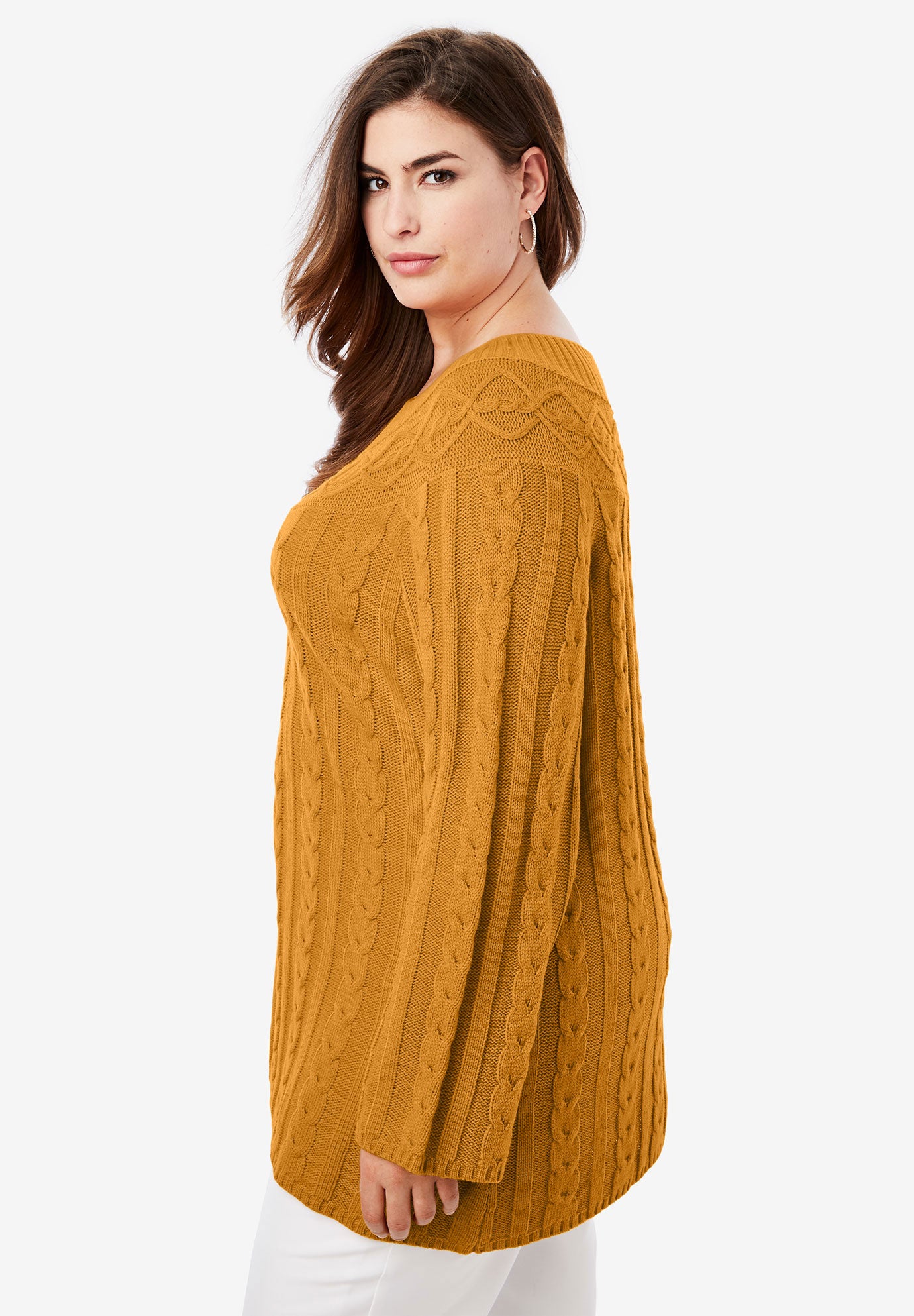 Cable Knit Tunic Fullbeauty Outlet