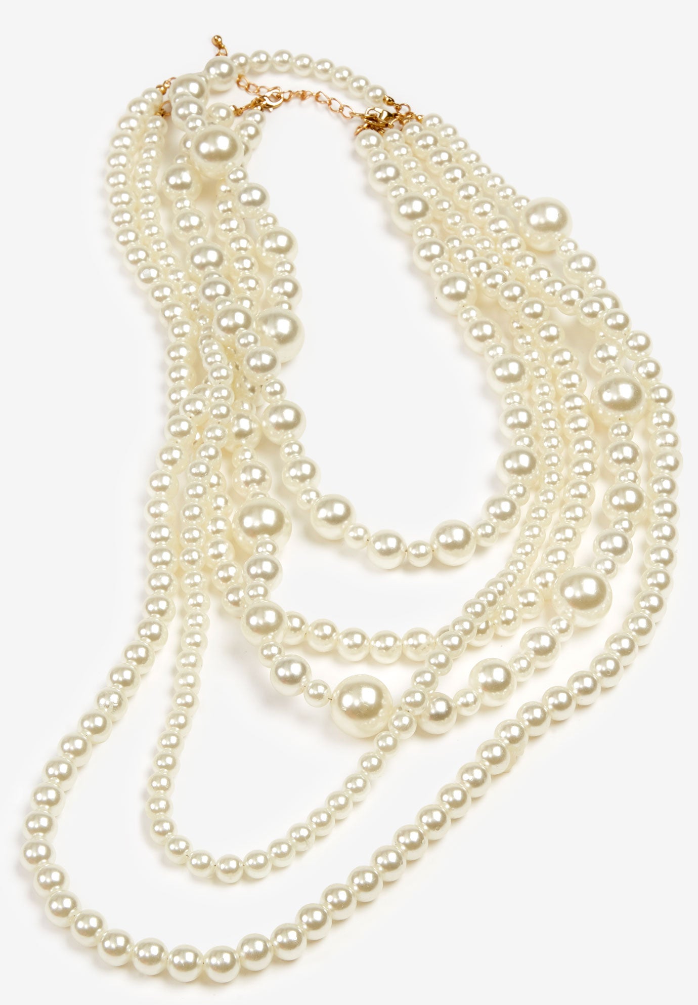 Layered pearl chain