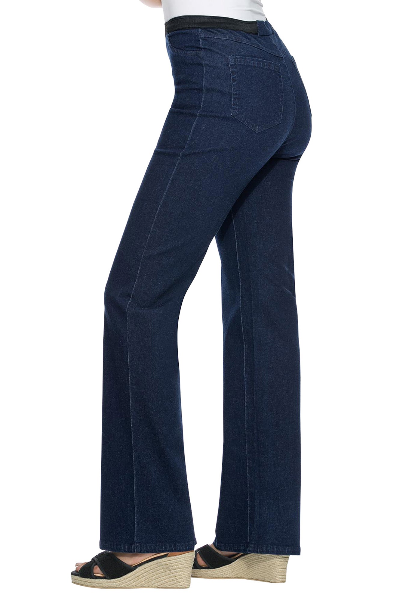 Bootcut Stretch Denim Jeggings Plus Size Denim Full Beauty
