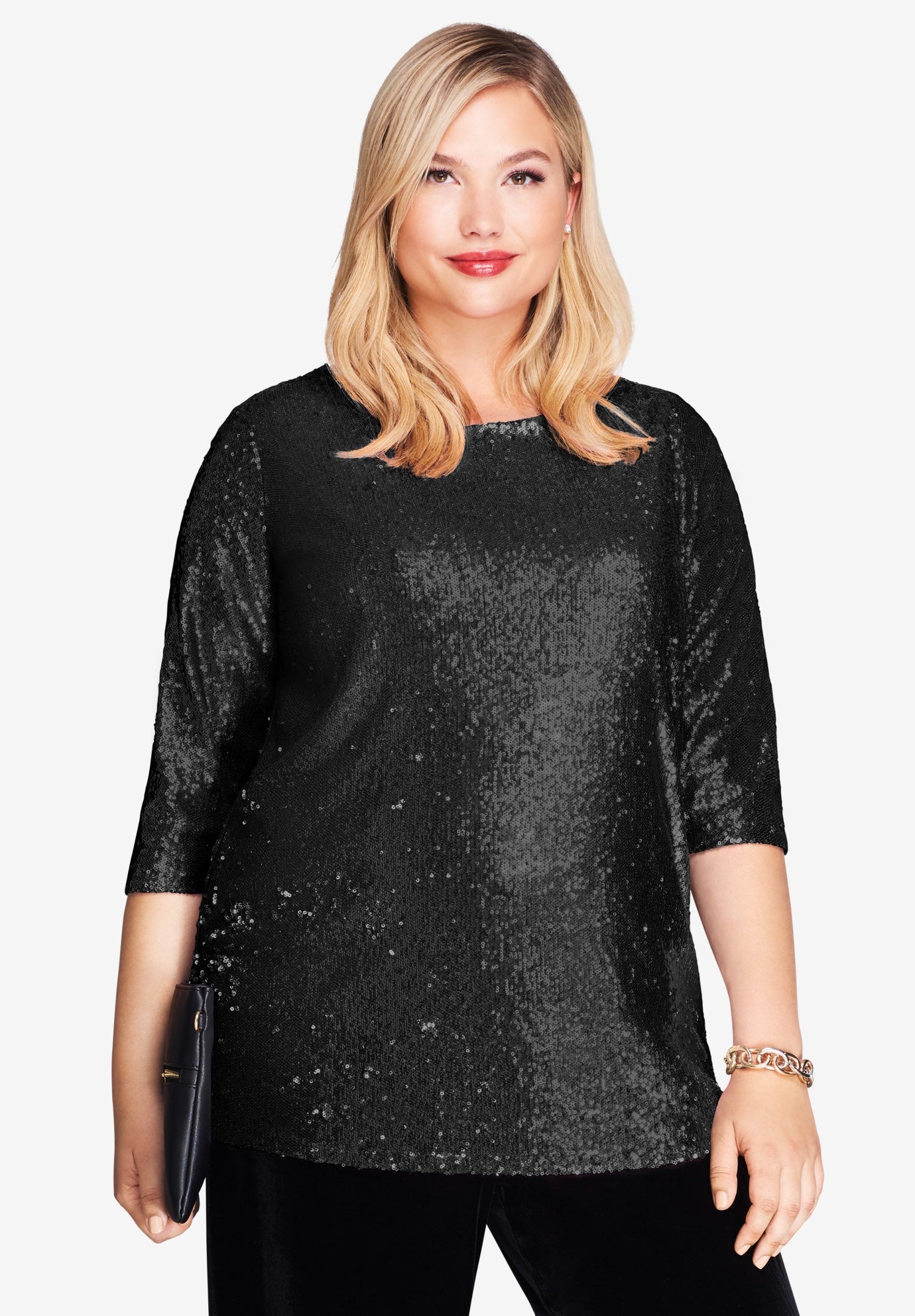 sequin tunic plus size 30 inches long full beauty full beauty size chart