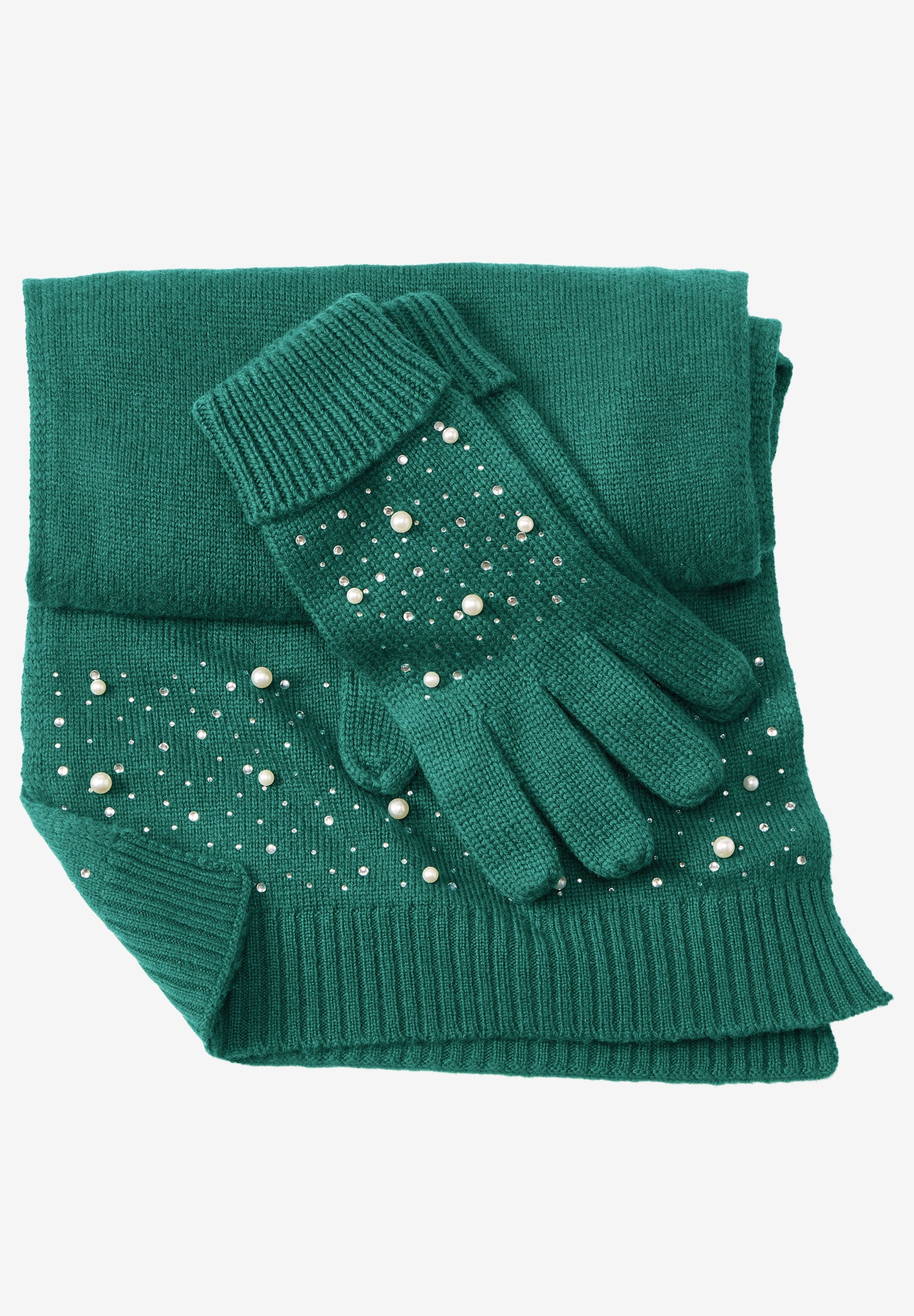 Cotton Cashmere Scarf and Glove Set Fullbeauty Outlet Cotton Cashmere Scarf and Glove Set Fullbeauty Outlet
