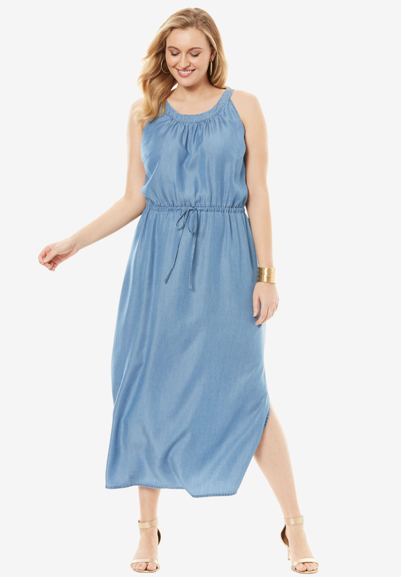 tencel maxi dress
