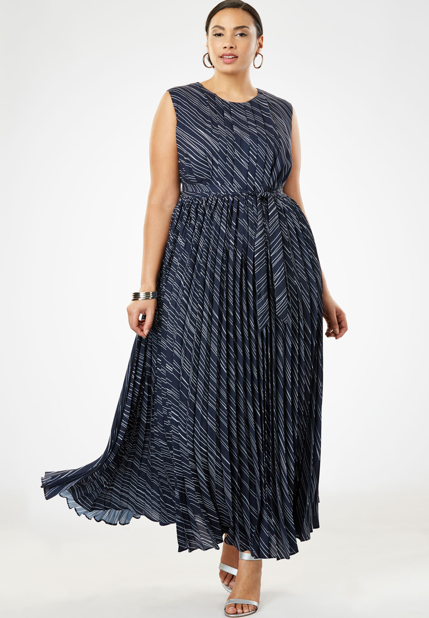  Pleated Maxi Dress  Plus Size Casual Dresses  Full Beauty