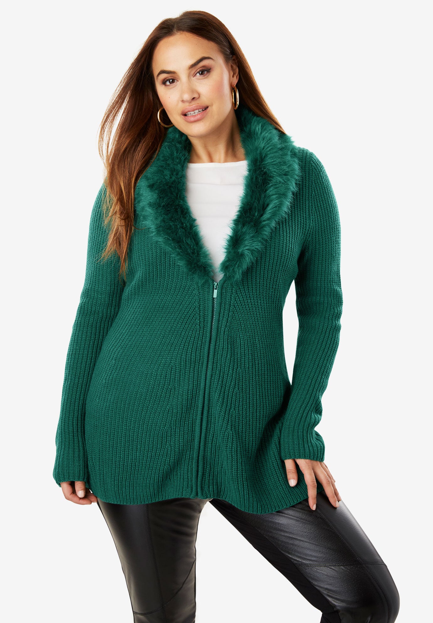 fur trim cardigan sweater plus size sweaters cardigans fullbeauty size chart