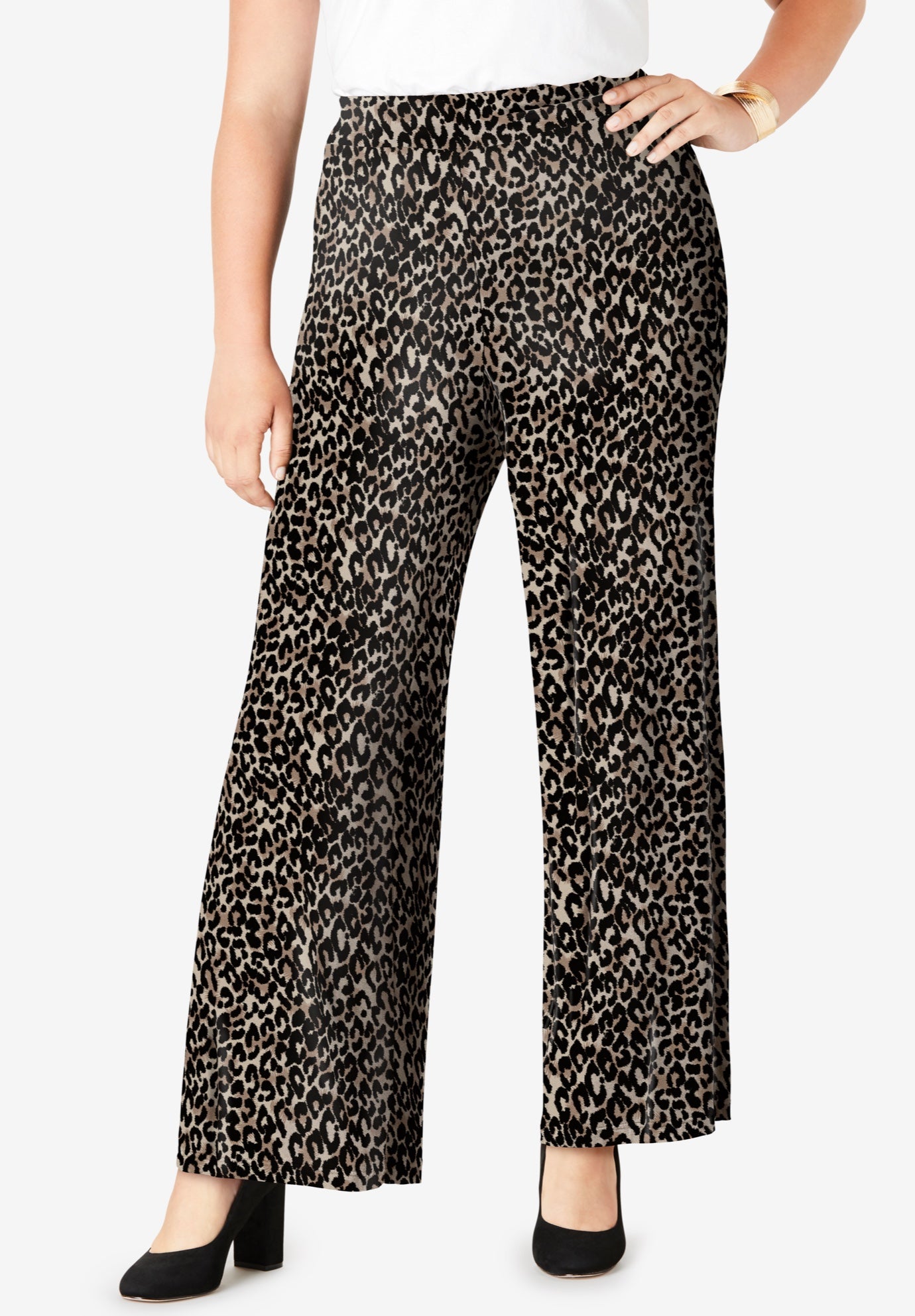 knit palazzo pants nike