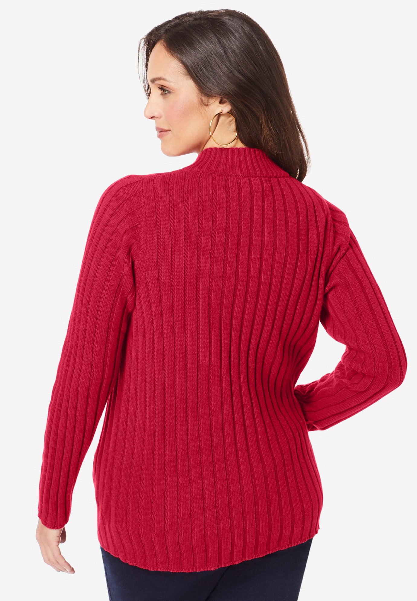 Ribbed Zipper Cardigan | Fullbeauty Outlet