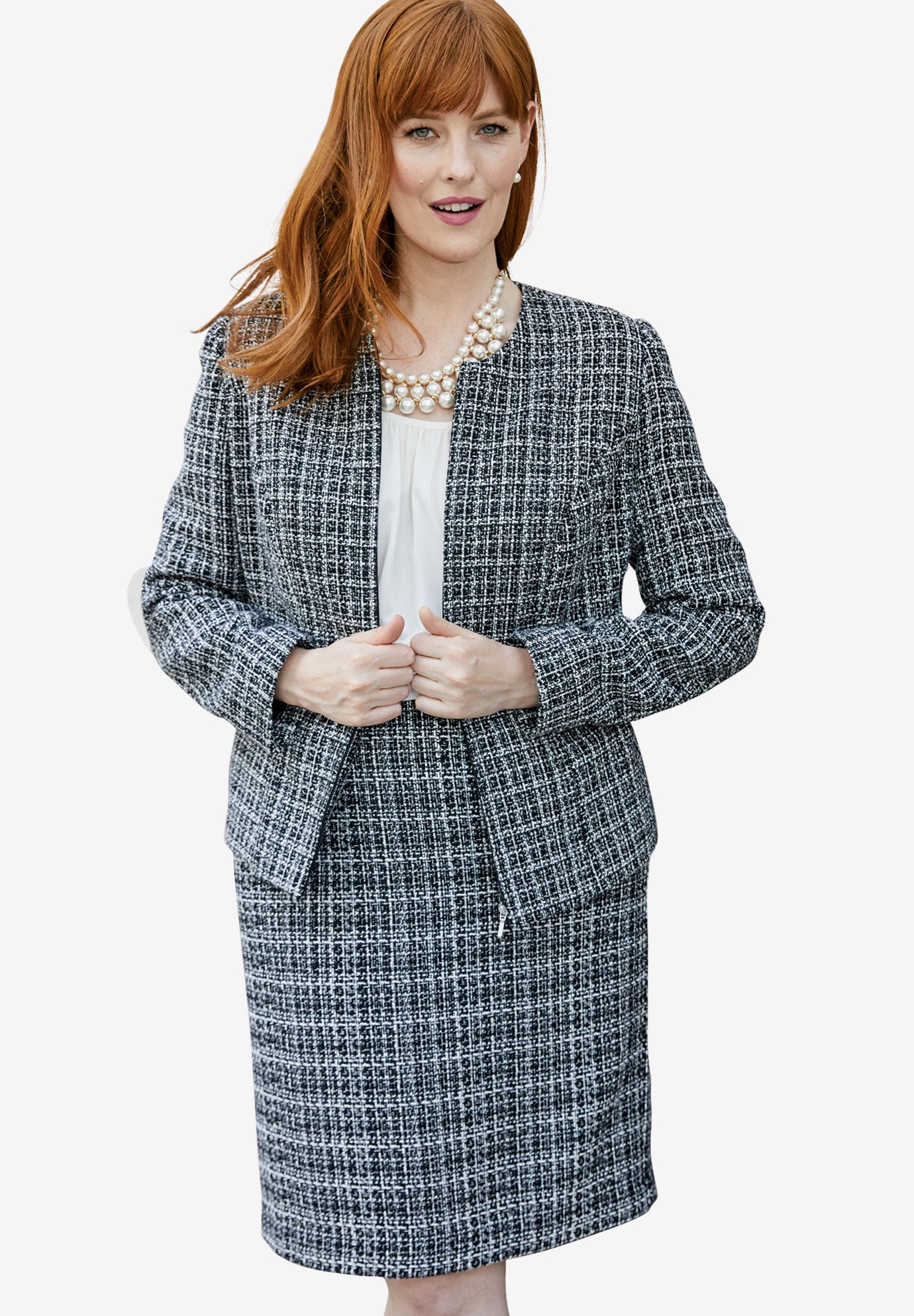 Tweed Blazer Plus Size Jackets & Blazers Full Beauty