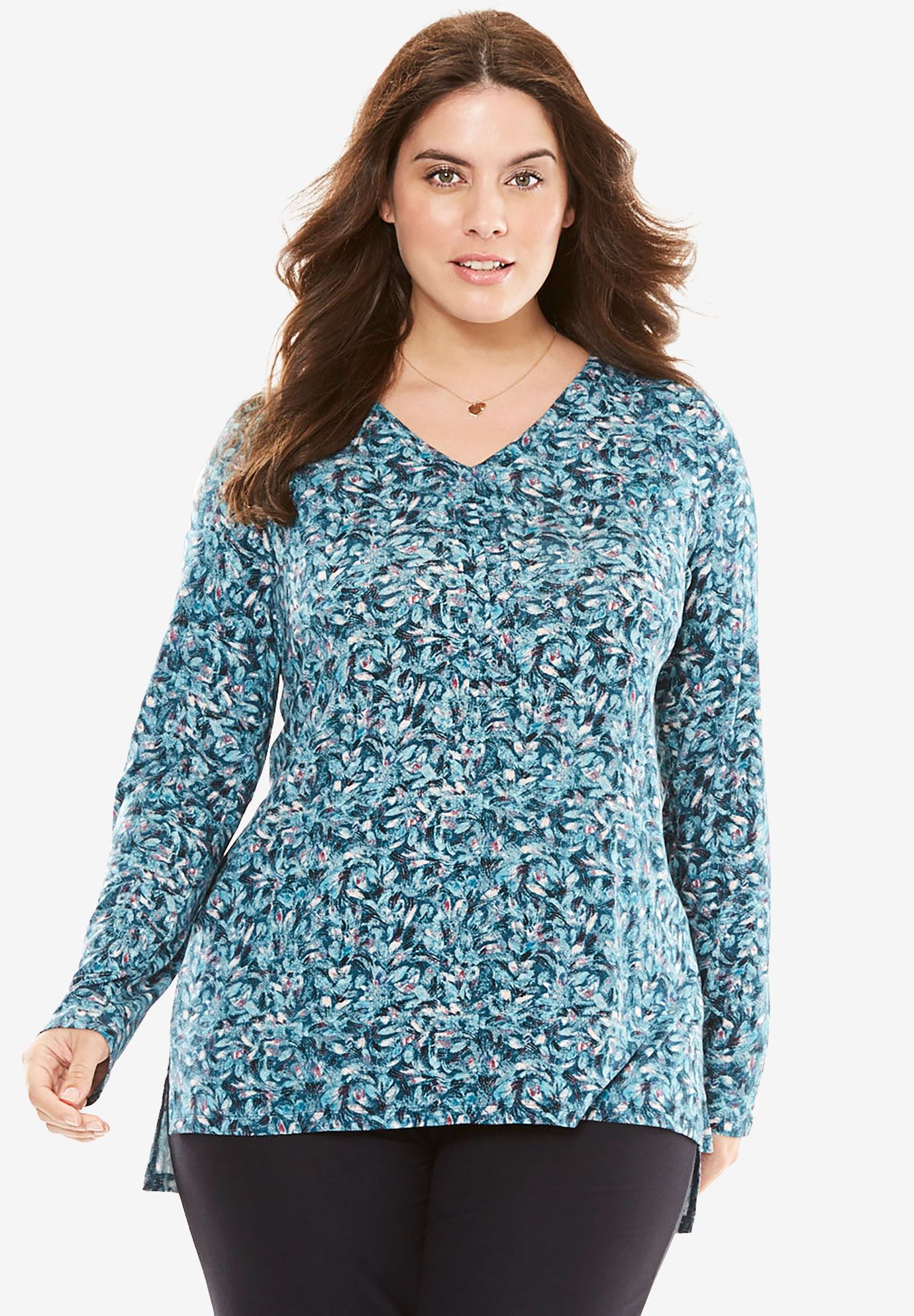 HiLow Popover Tunic Plus Size Tunics Full Beauty