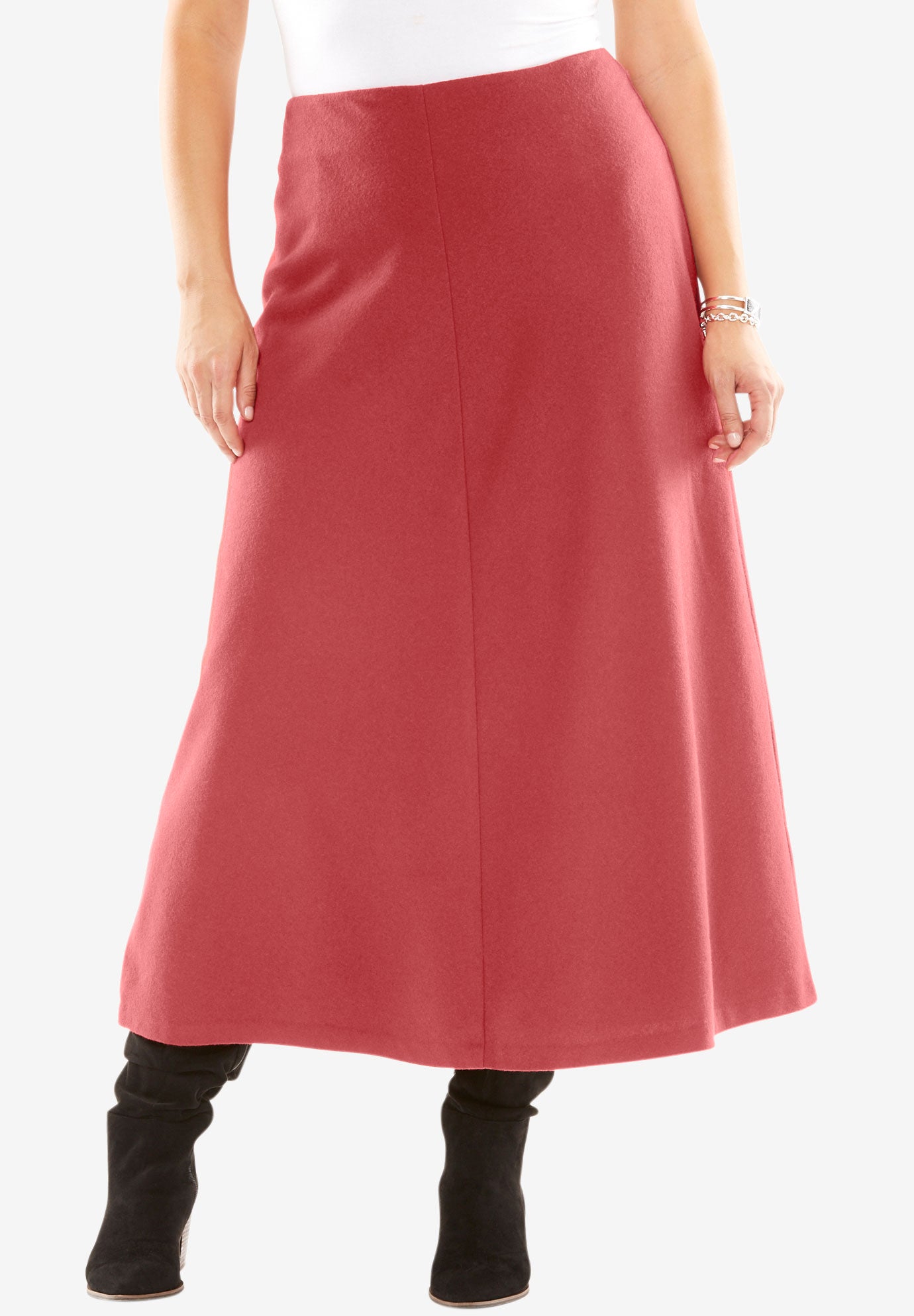 Long Wool Skirt Plus Size Skirts Full Beauty