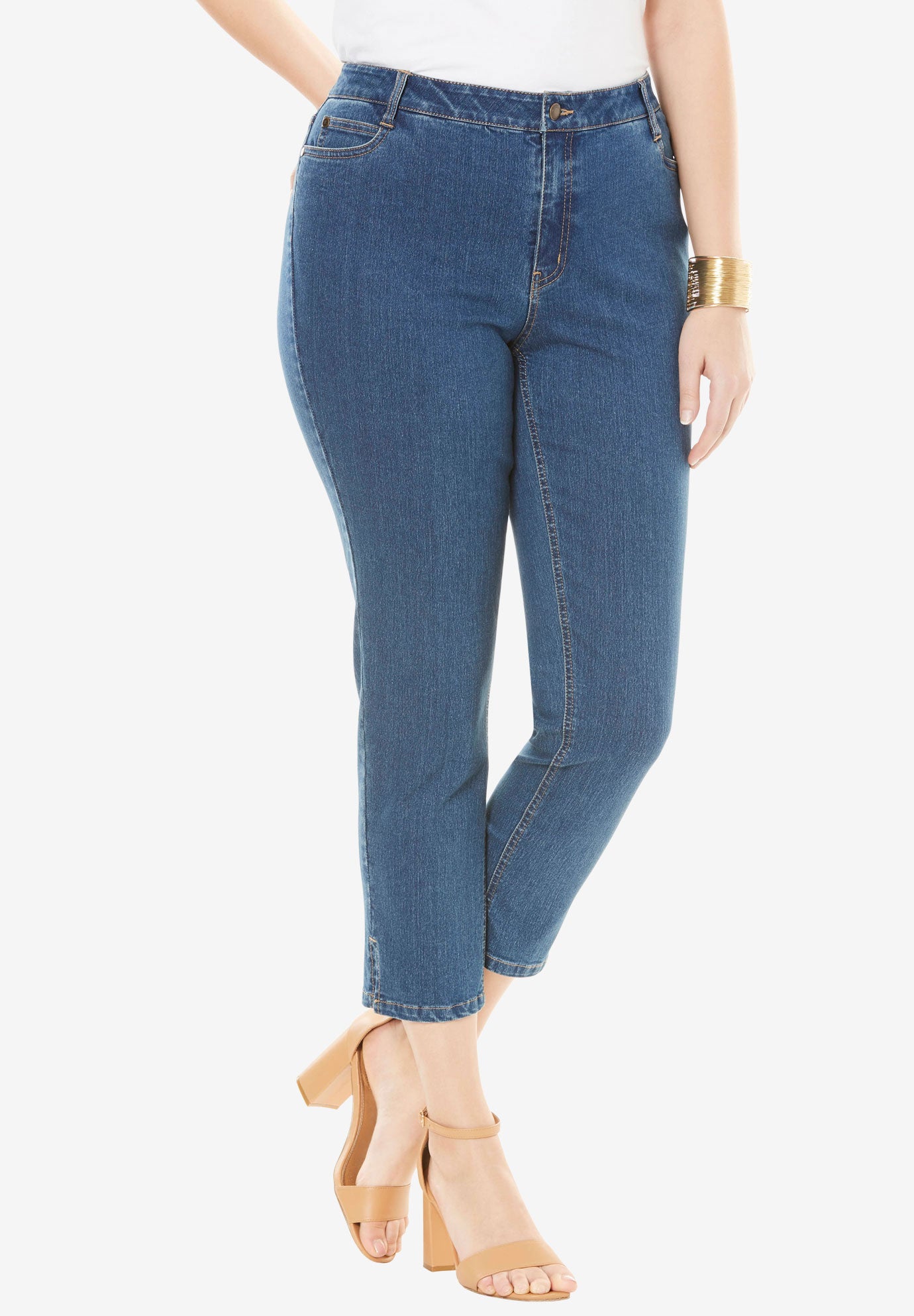 True Fit Ankle Jean Plus Size Denim Shop Full Beauty