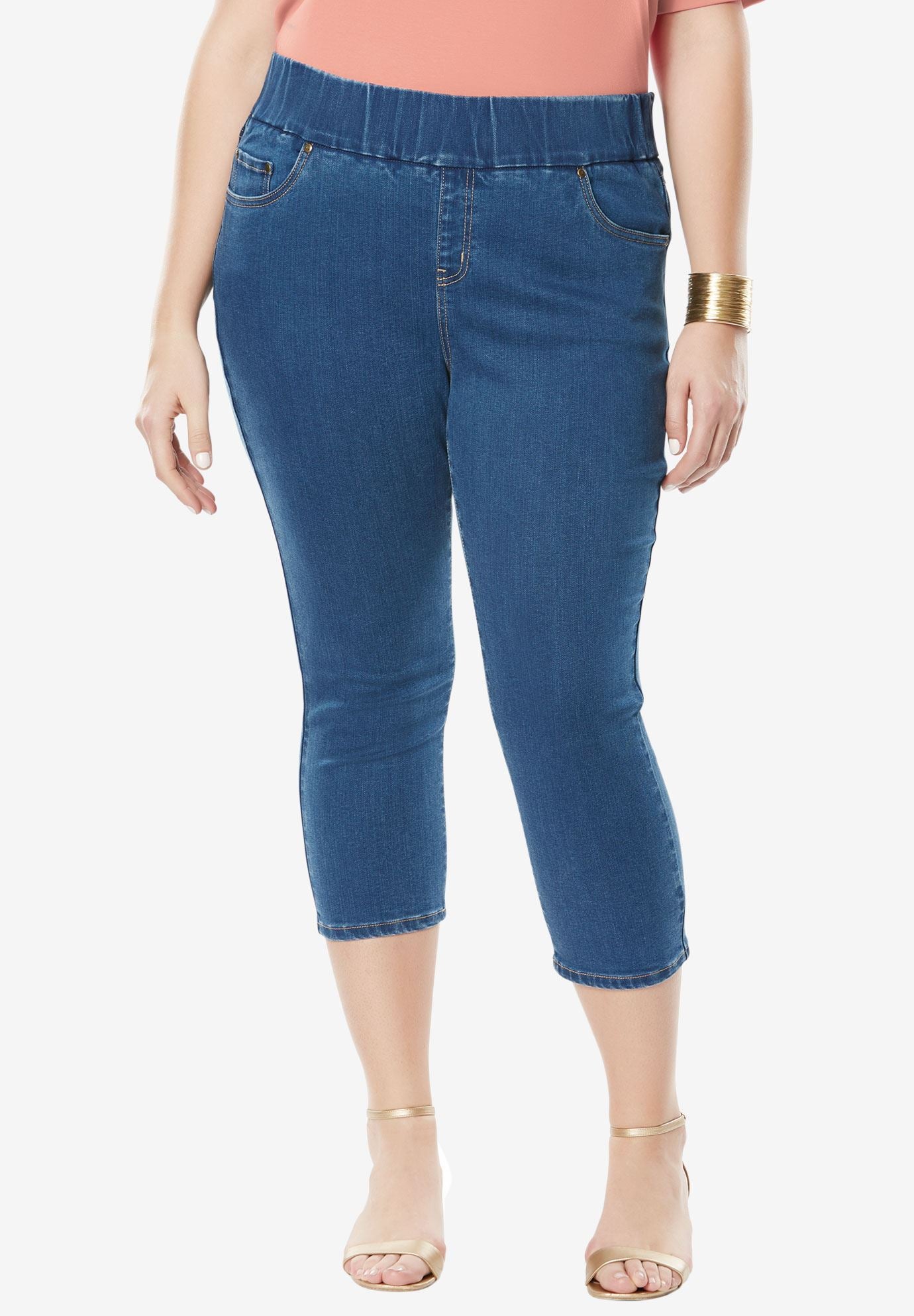 Comfort Waist Capris | Plus Size Capris & Shorts | Full Beauty