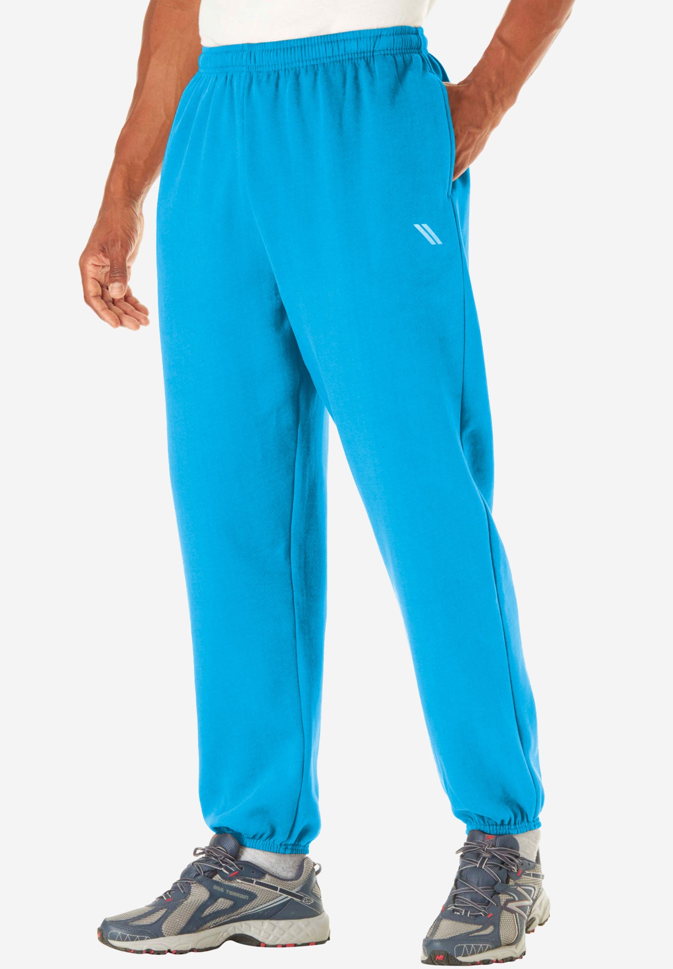 pantalon essentials fleece tapered elastic cuff 3 stripes
