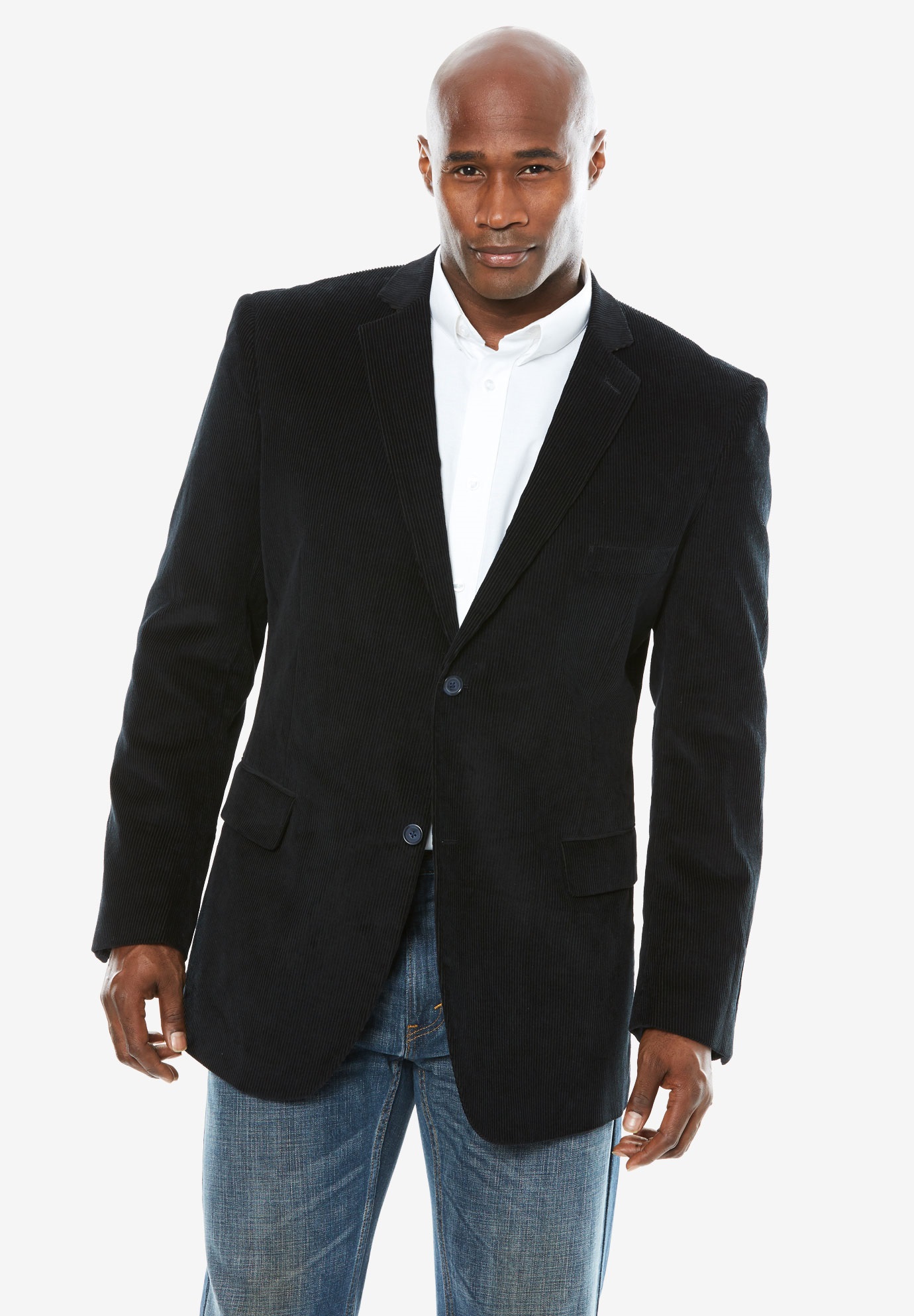 Corduroy Blazer by KS Signature | Plus Size Dress Pants & Jackets ...