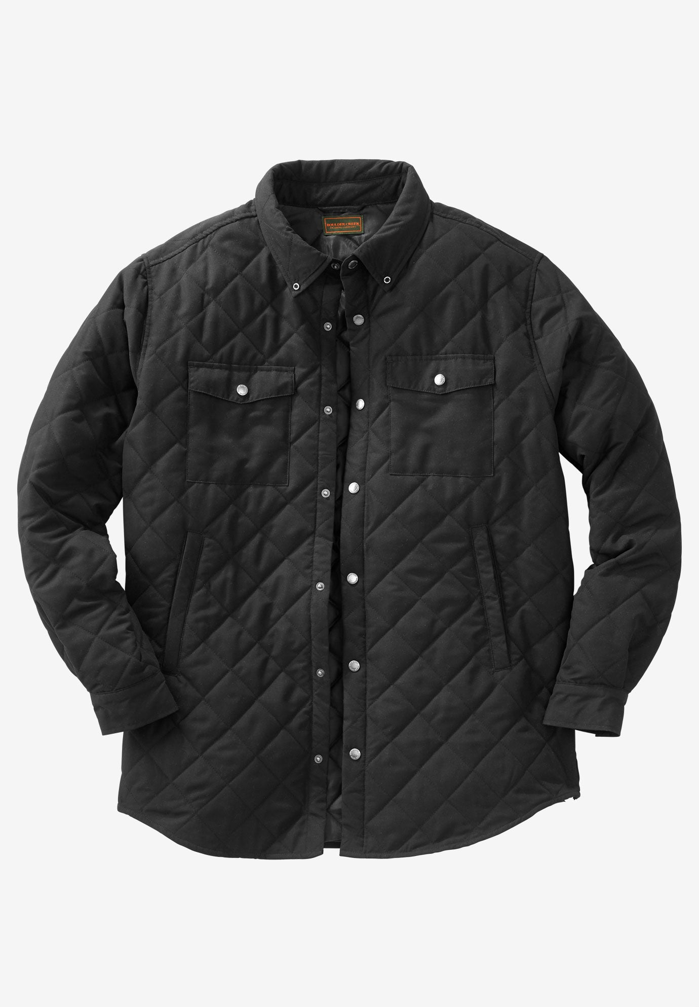Quilted Shirt Jacket by Boulder Creek® Fullbeauty Outlet