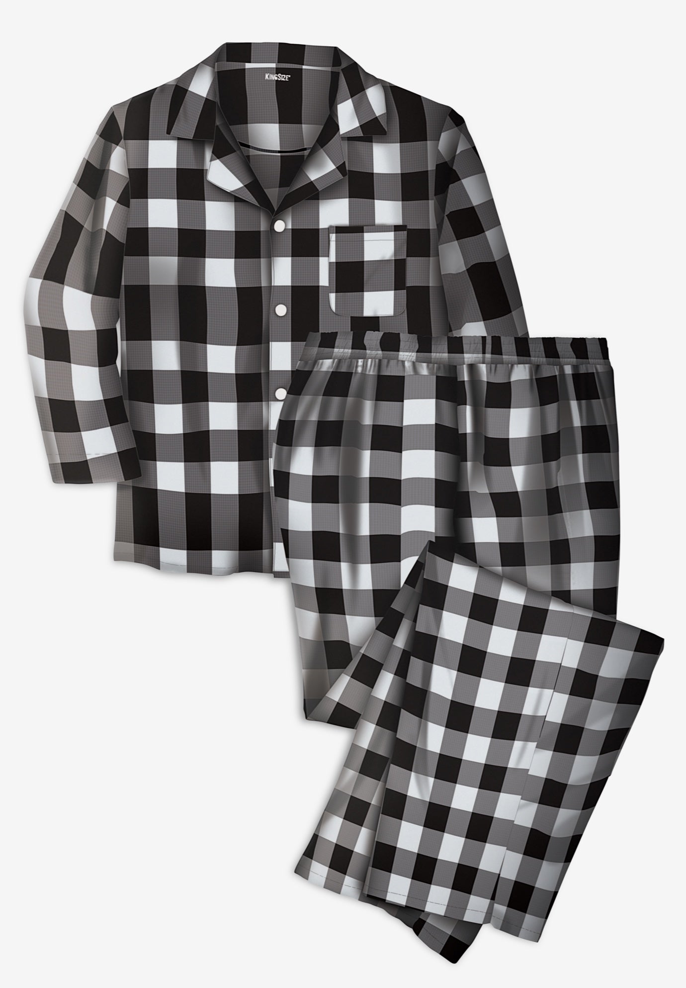 buffalo check pajama set