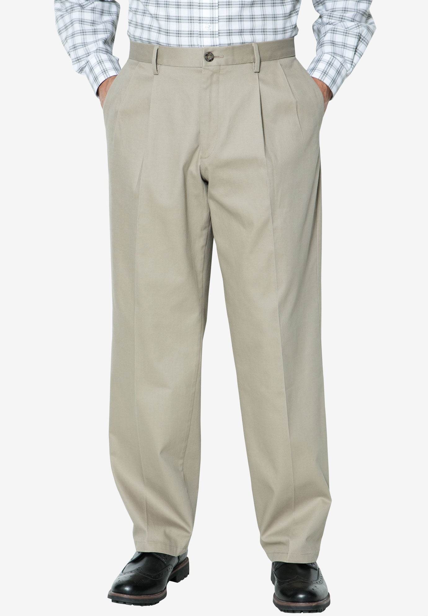 Dockers Signature Pleated Khaki Big And Tall Casual Pants Fullbeauty
