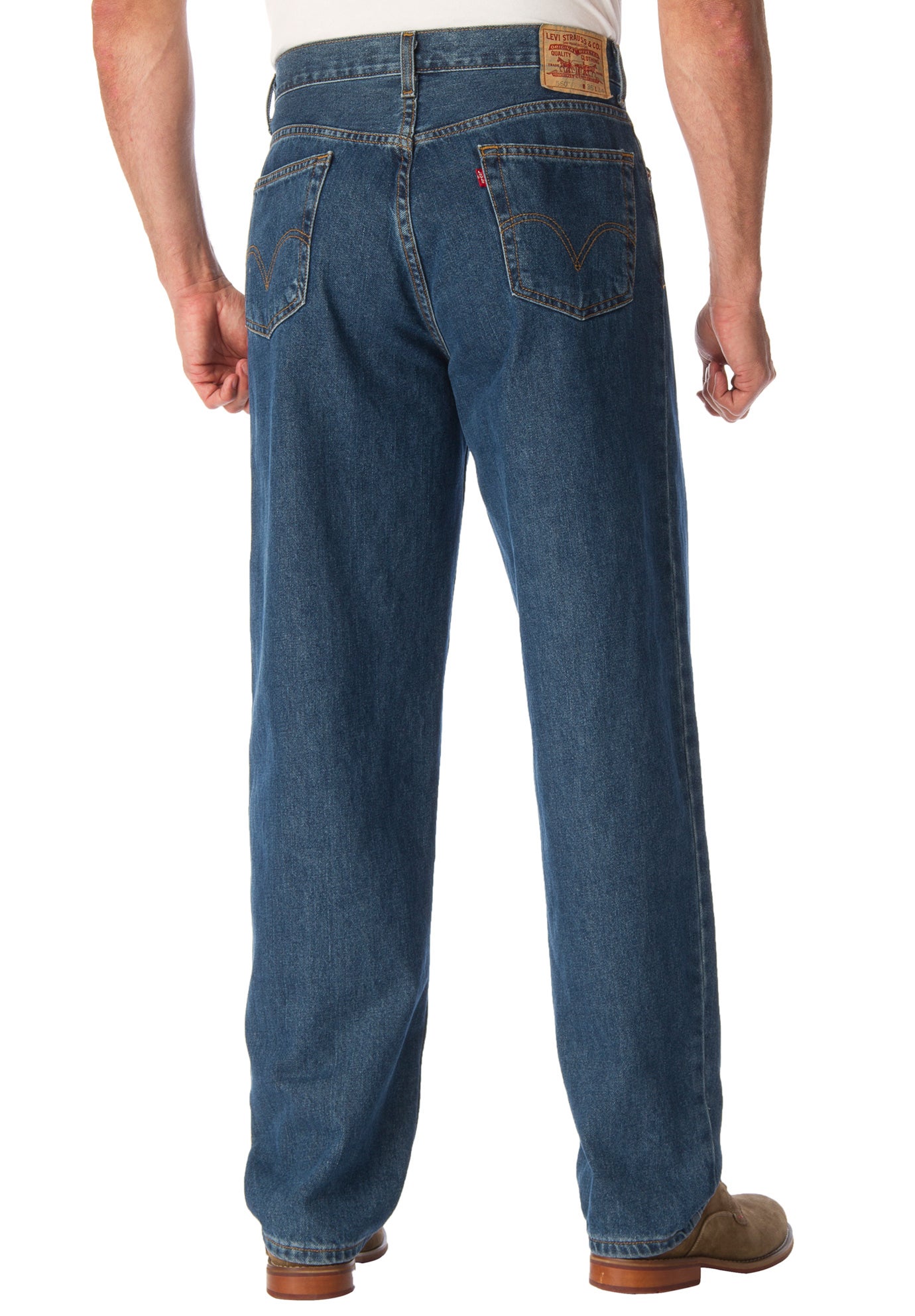 black levi's 560 comfort fit jeans