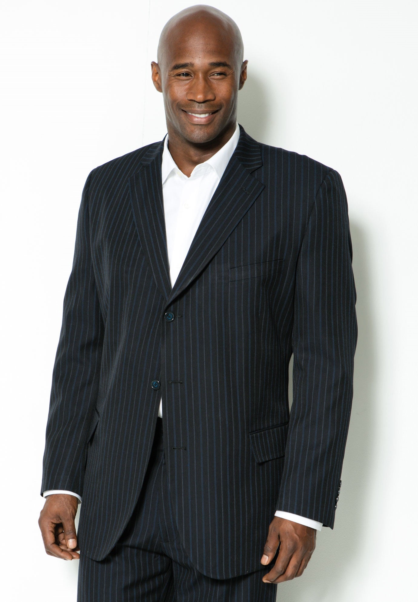 Lightweight Three-Button Suit Jacket by KS Signature ...