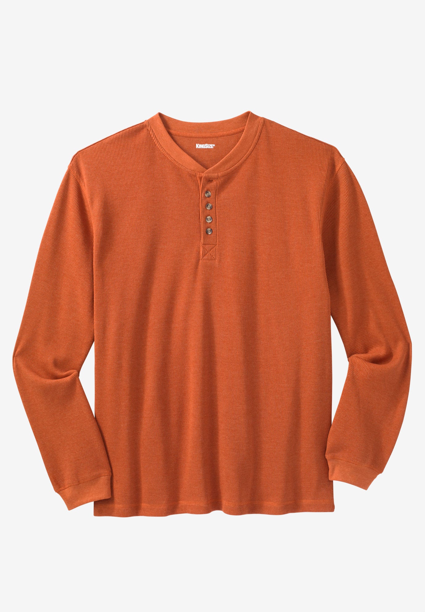 WaffleKnit Thermal Henley Tee Big and Tall TShirts Fullbeauty