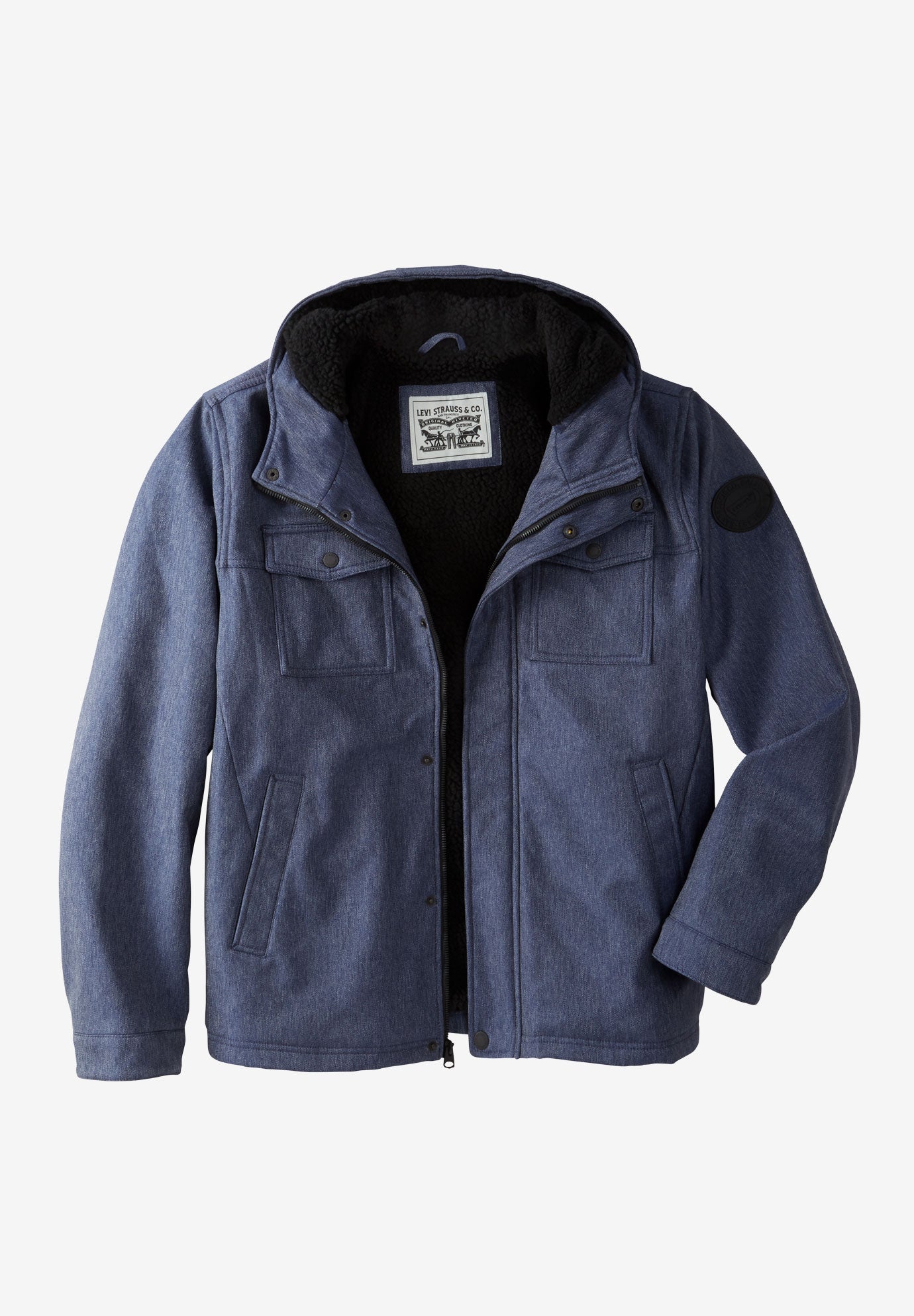 Water Resistant Sherpa Lined Military Jacket By Levi'S®| Big And Tall Outerwear | Fullbeauty