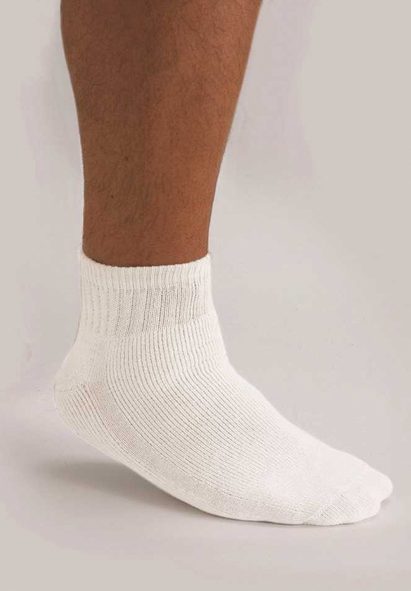 Wigwam® 6Pack 1/4 Length White Athletic Socks Big and Tall Underwear