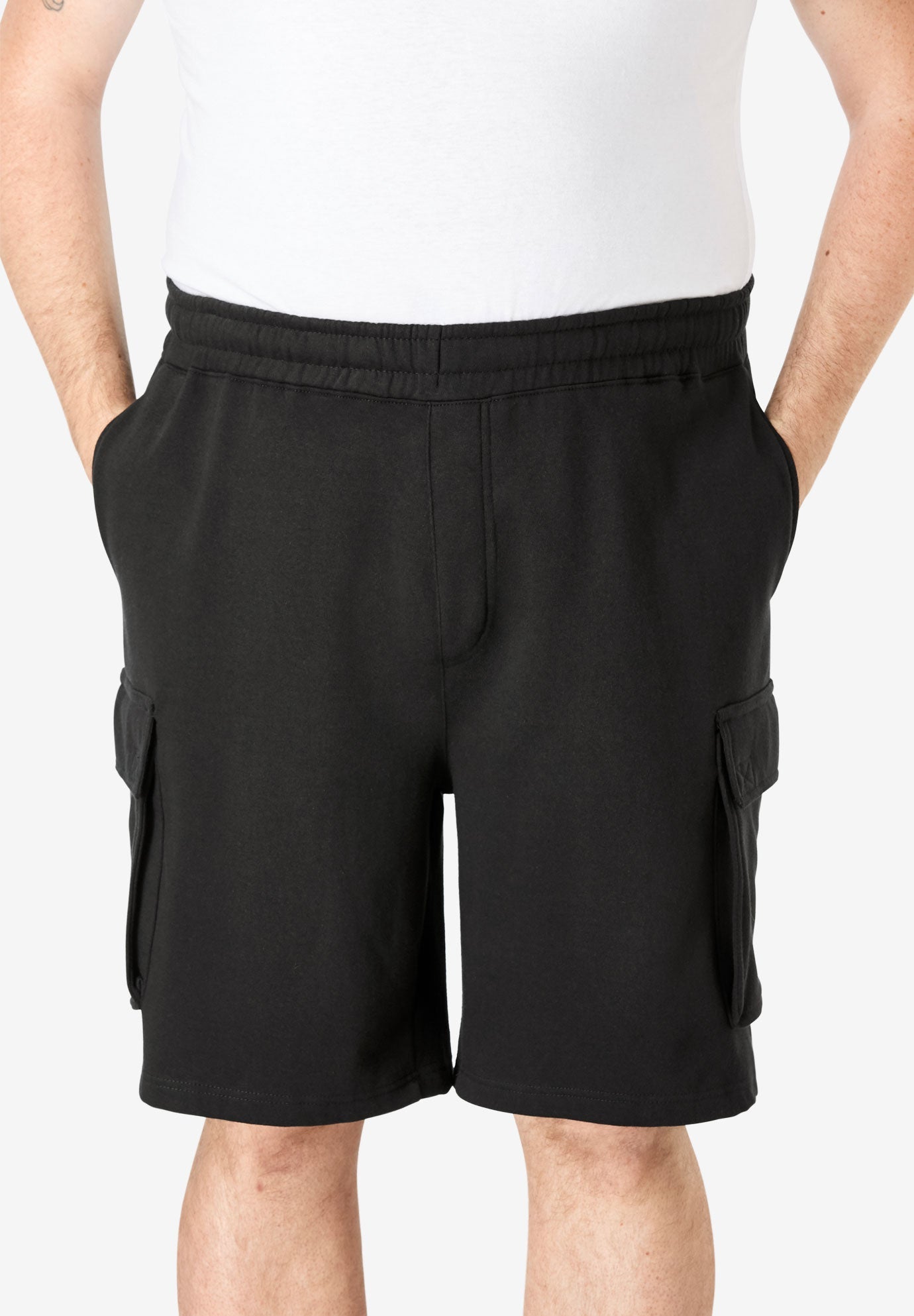 Fleece 10" Cargo Shorts Fullbeauty Outlet