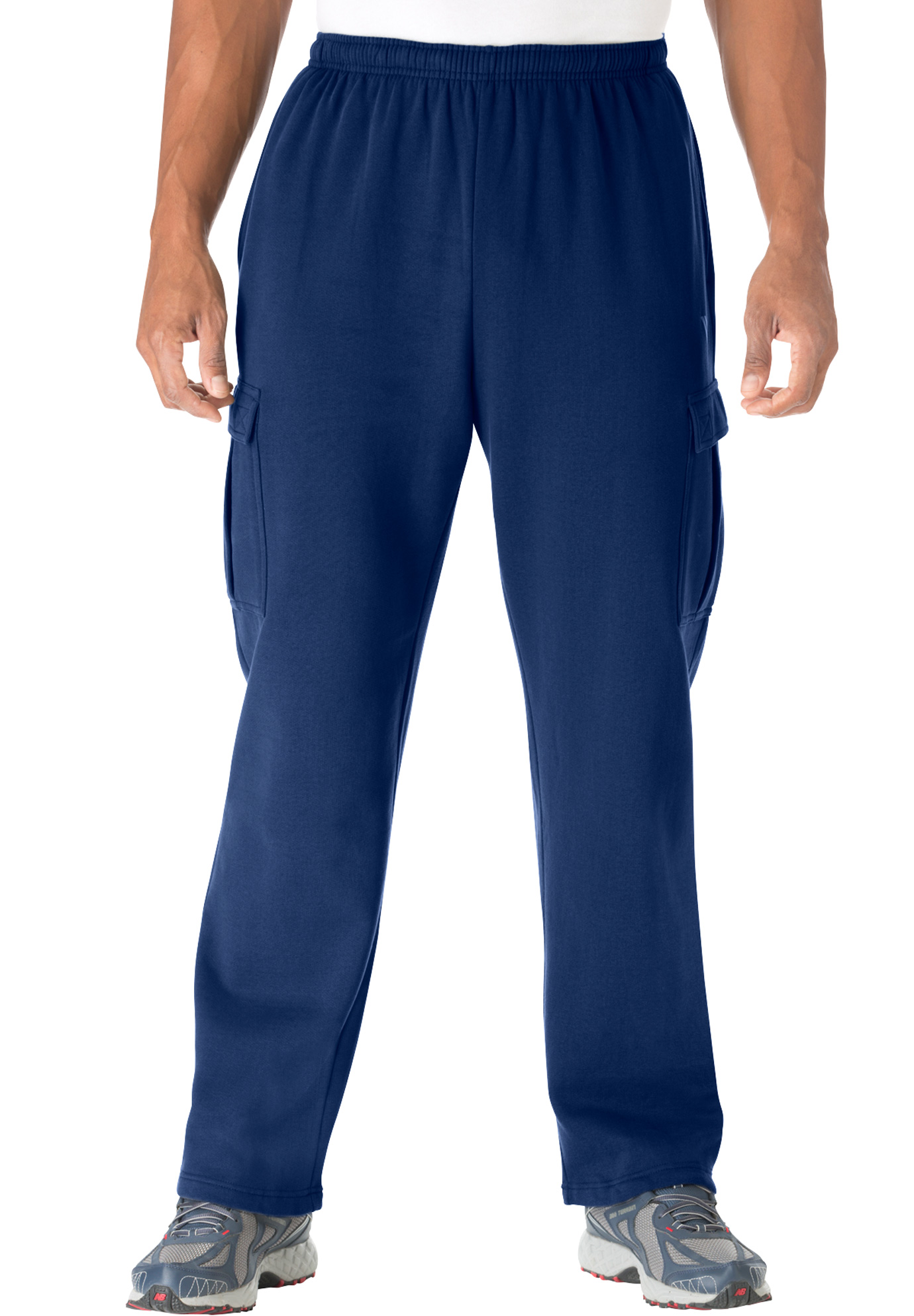 Wicking Fleece Cargo Pants by KS Sport™| Big and Tall Activewear | Full ...