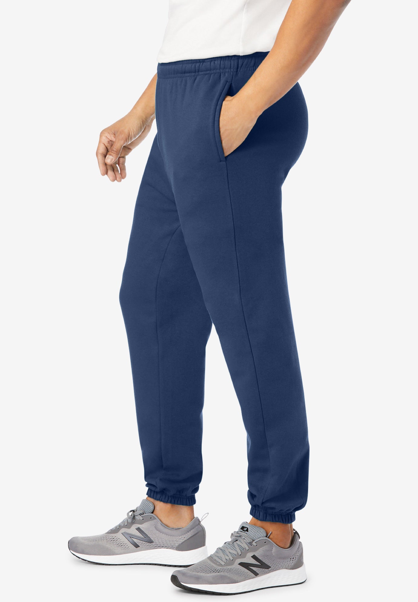 elastic cuff sweatpants