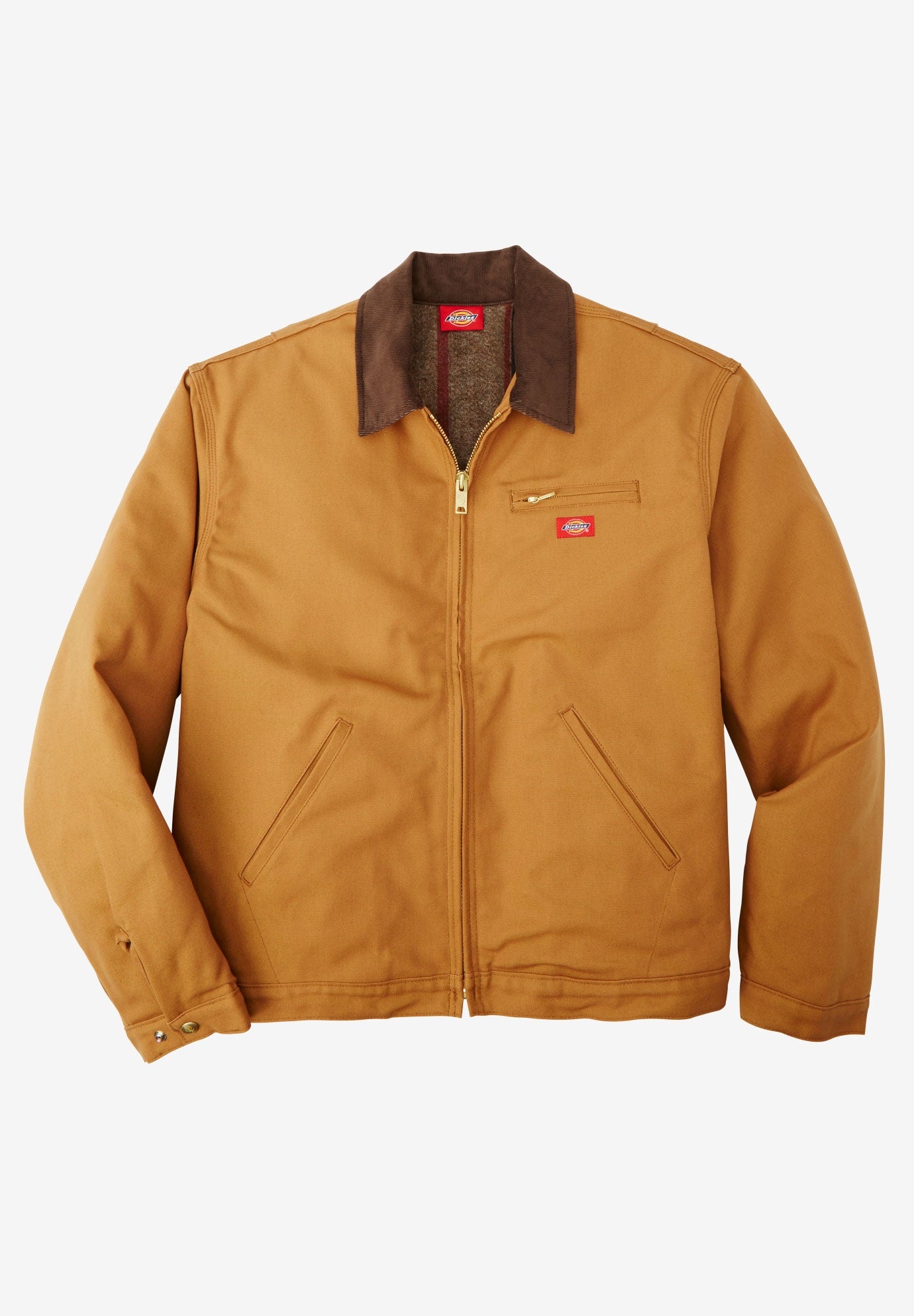 rigid duck blanket lined jacket by dickies