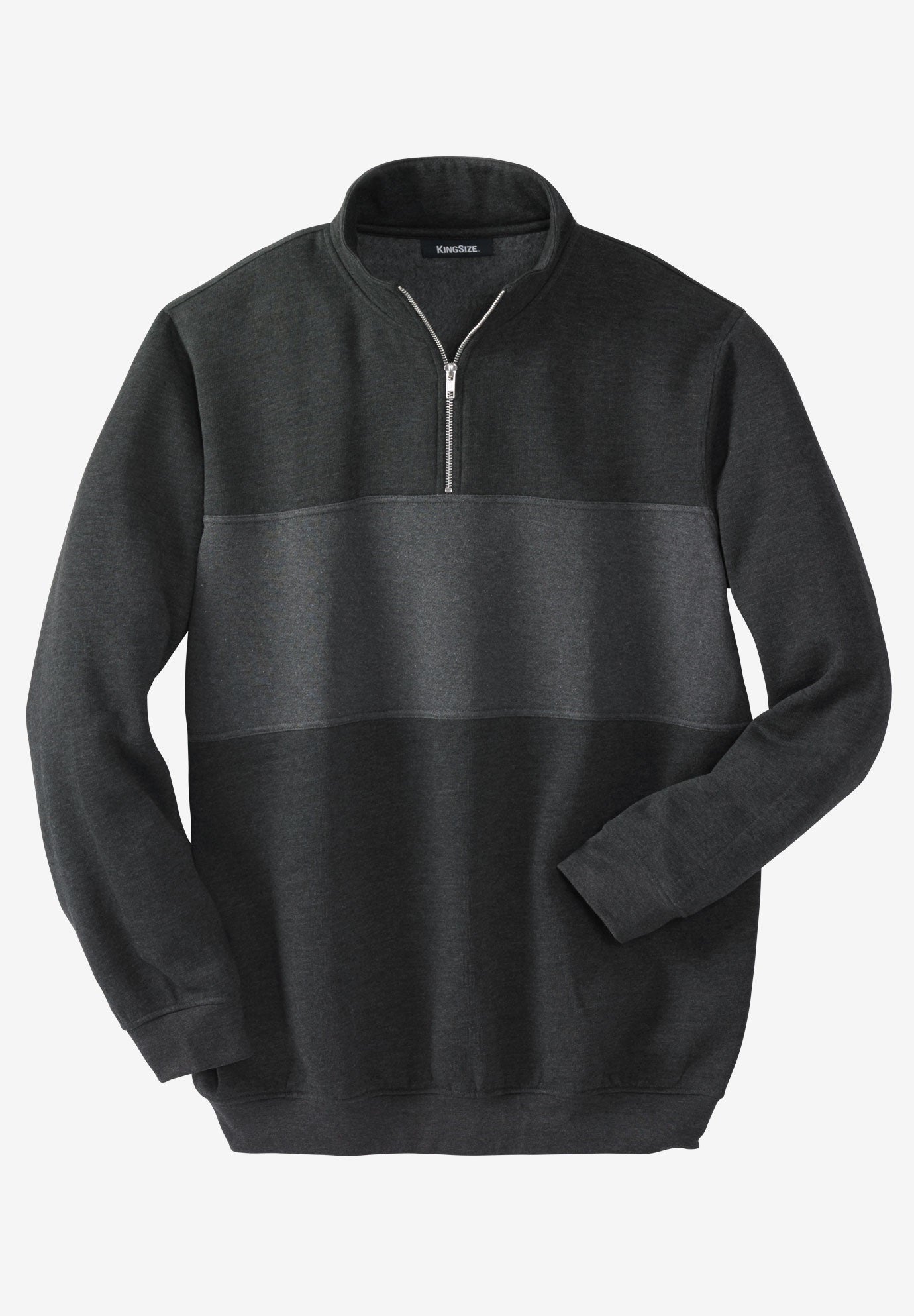 Quarter zip fleece hoodie