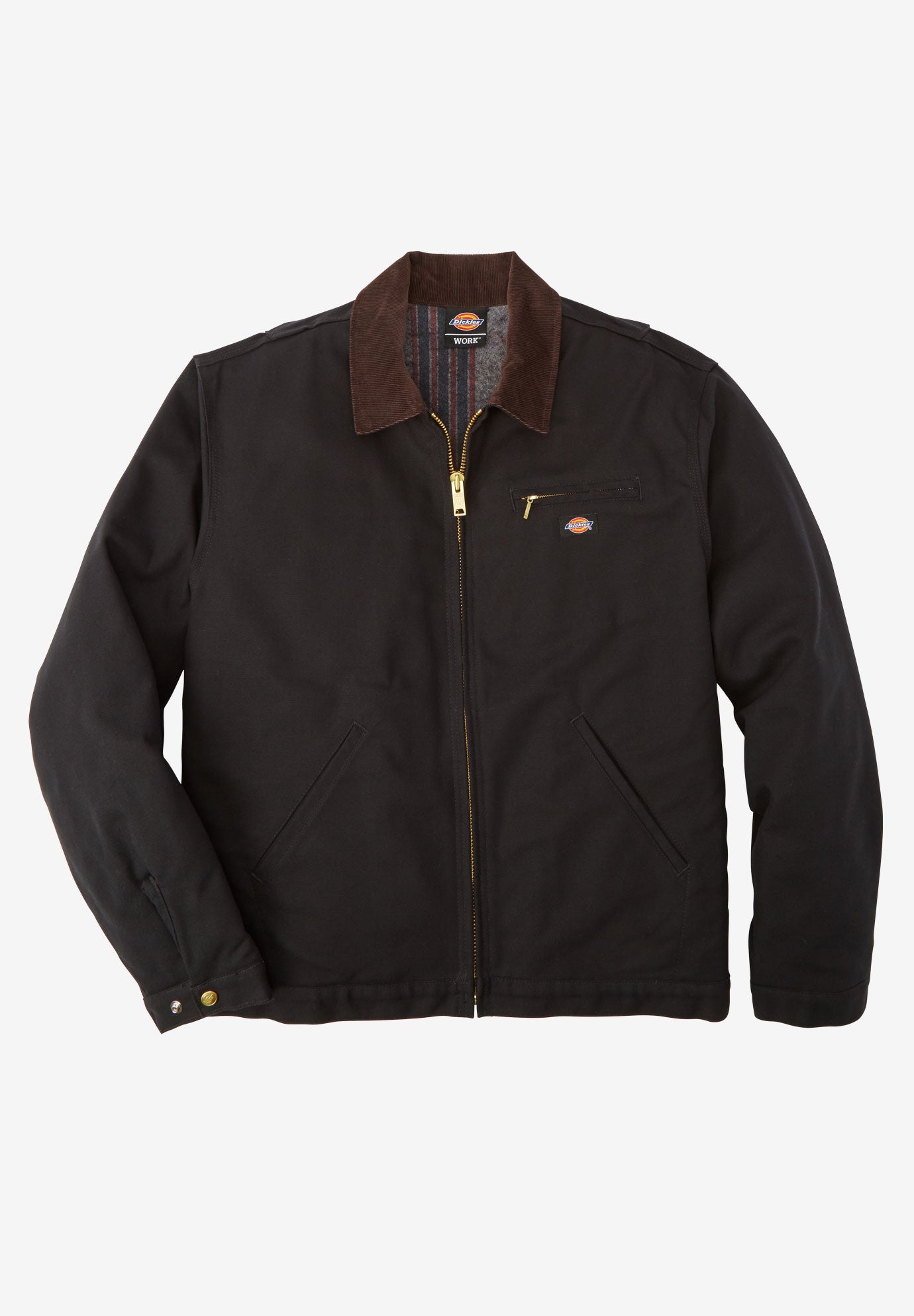 Rigid Duck Blanket Lined Jacket by Dickies® Big and Tall Outerwear Full Beauty