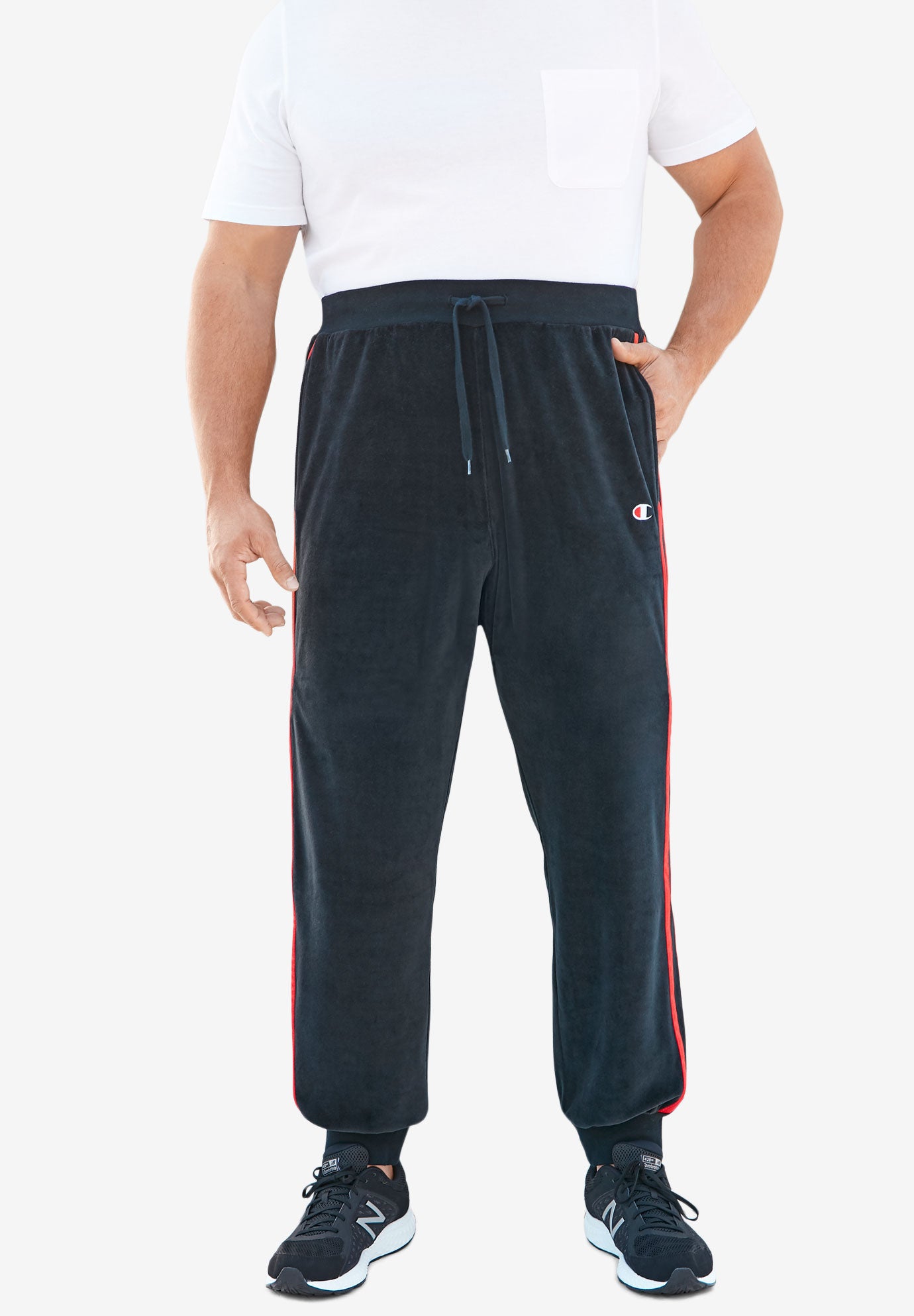 champion velour pants