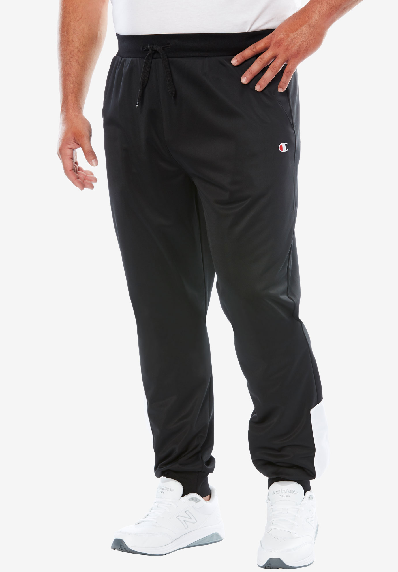 Velour Colorblocked Track Pants by Champion® | Fullbeauty Outlet