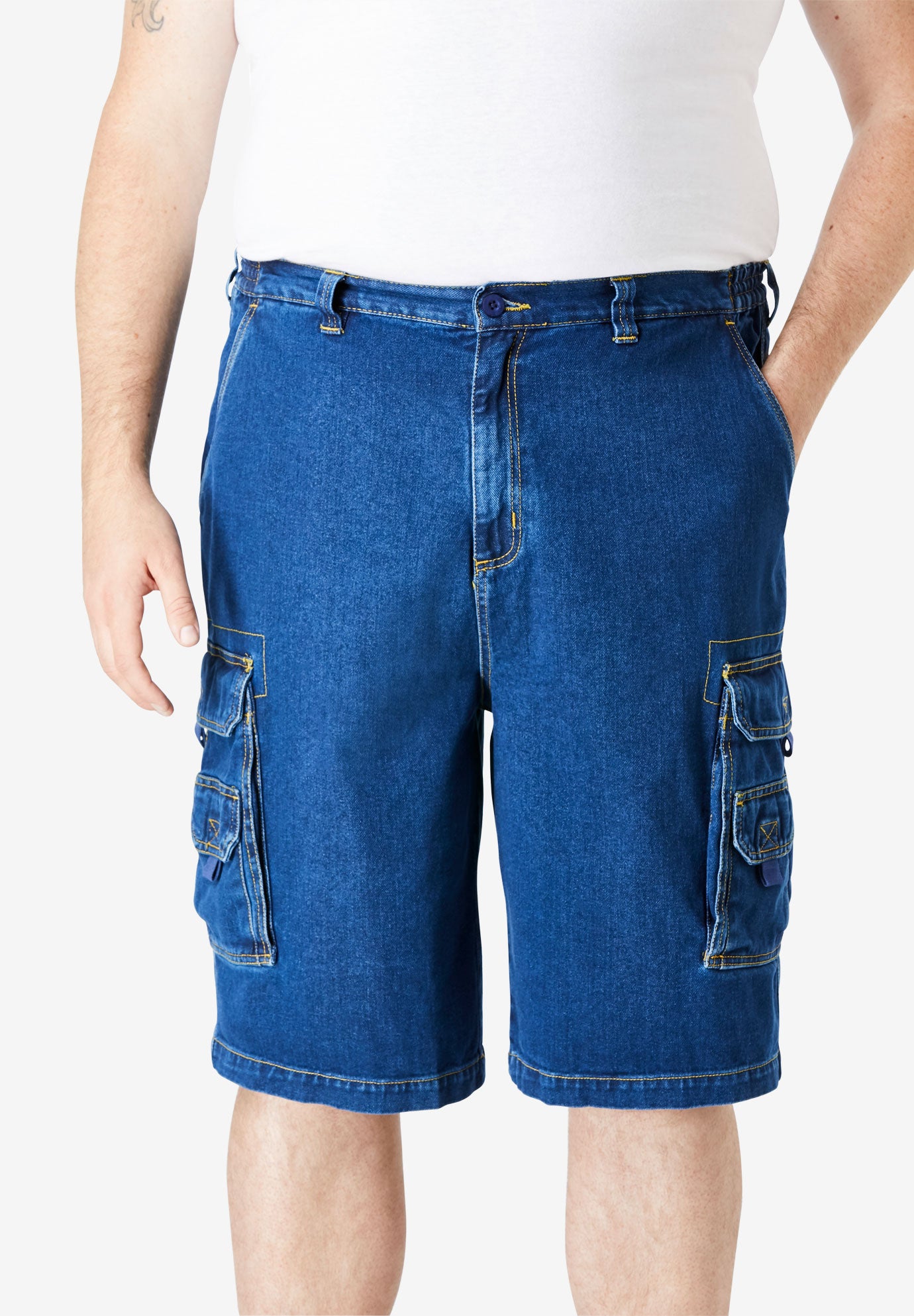 cargo jean shorts