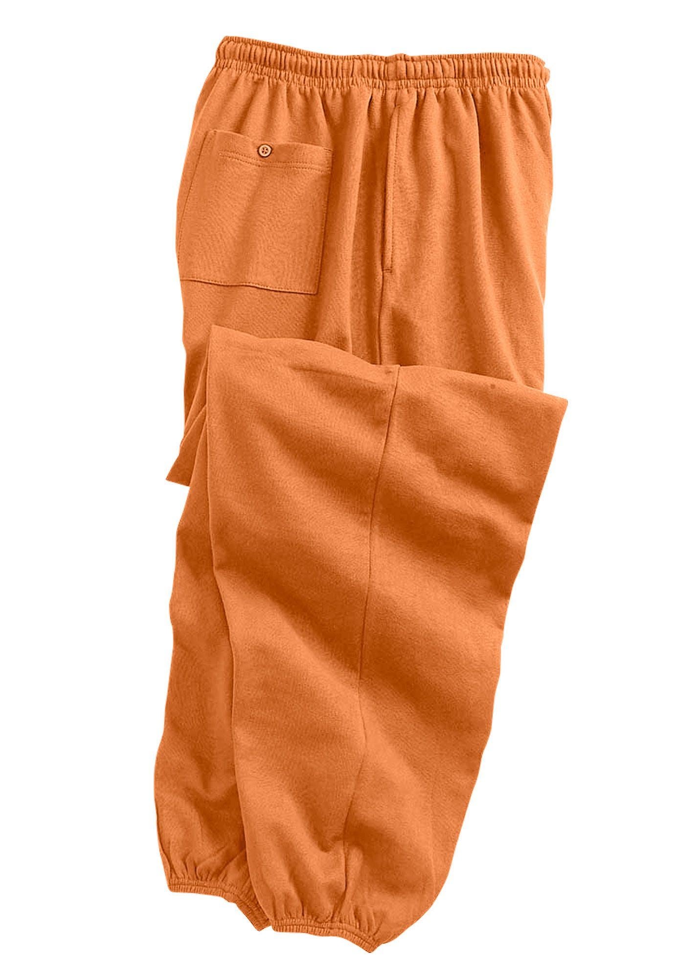 mens sweatpants elastic cuff at ankle
