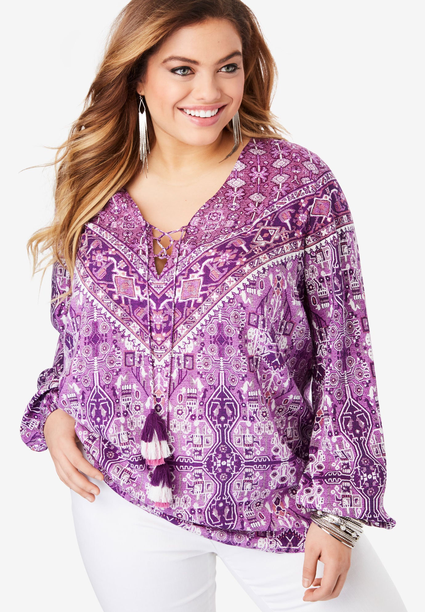 Boho Peasant Blouse Fullbeauty Outlet