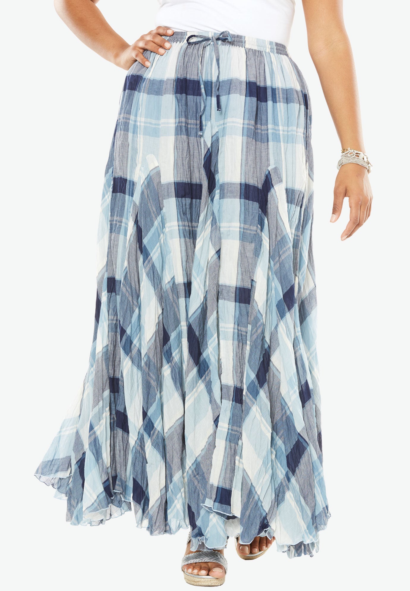 denim maxi skirt amazon