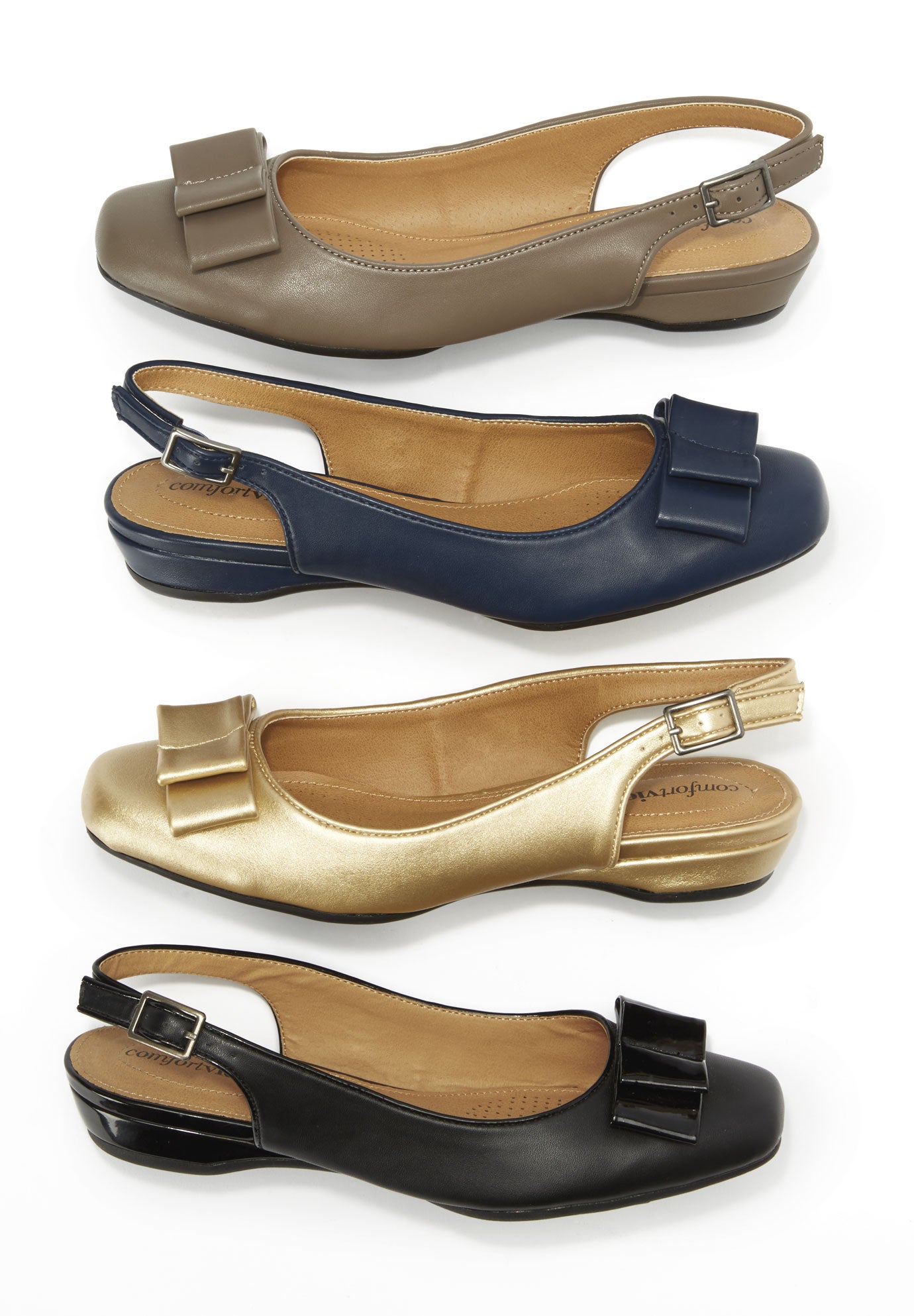 comfortable sling backs