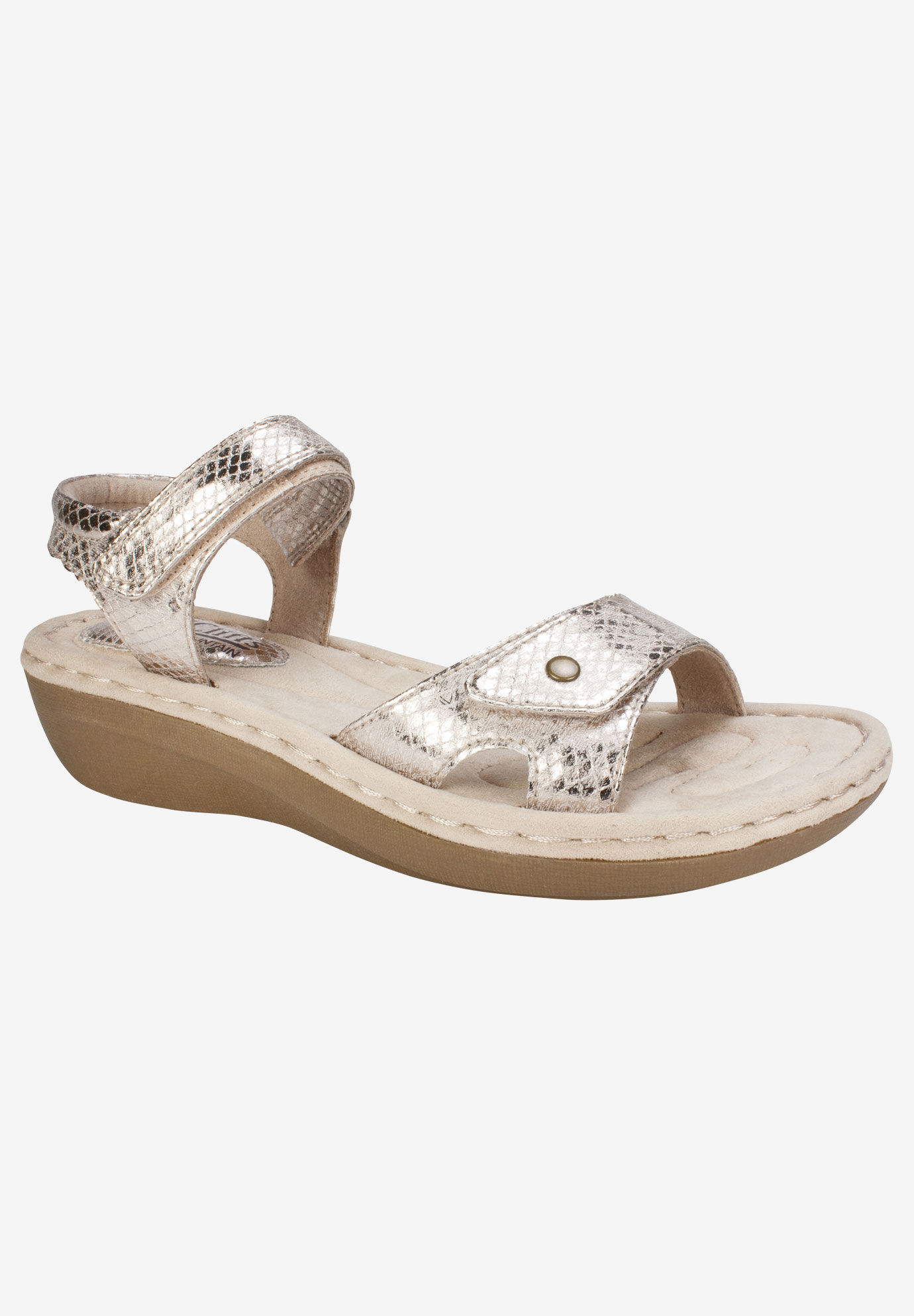 Charlee Sandal by Cliffs by White Mountain| Plus Size Casual Sandals ...