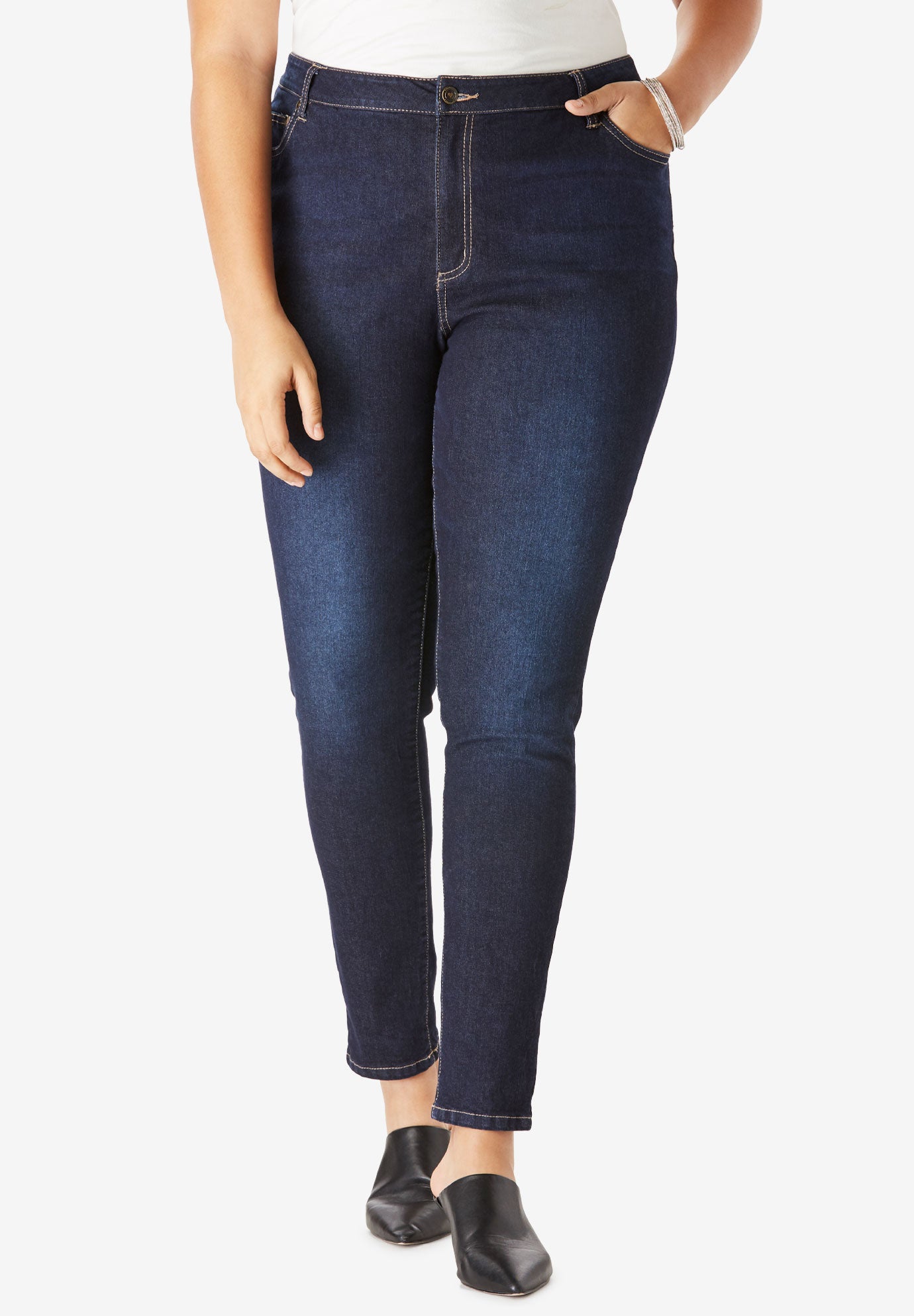 Skinny Jeans with Invisible Stretch® Waistband by Denim 24 ...