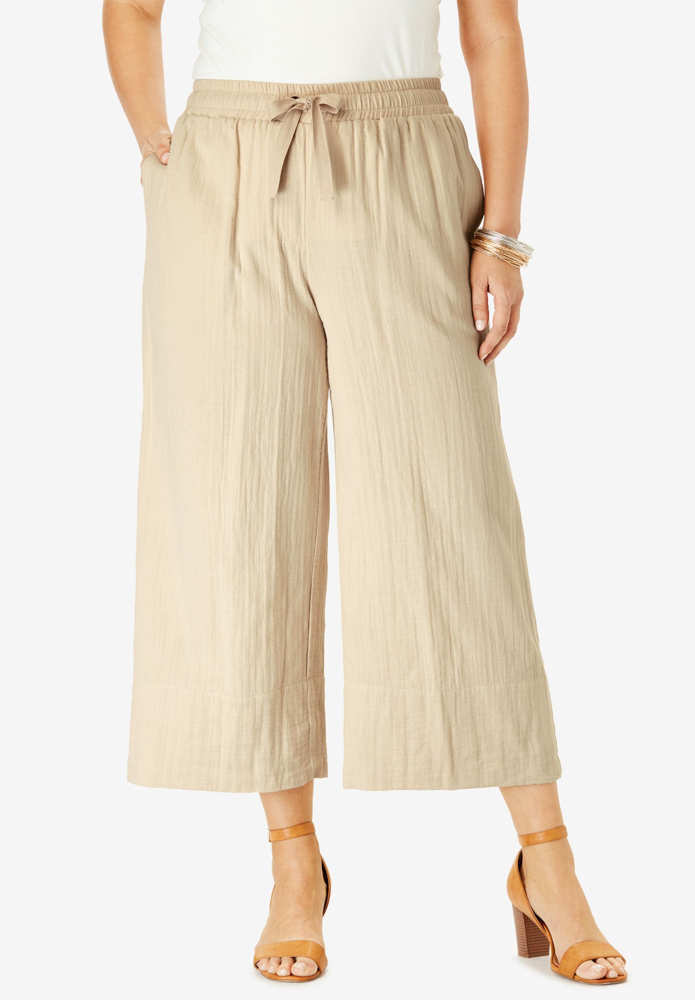 wide leg capris