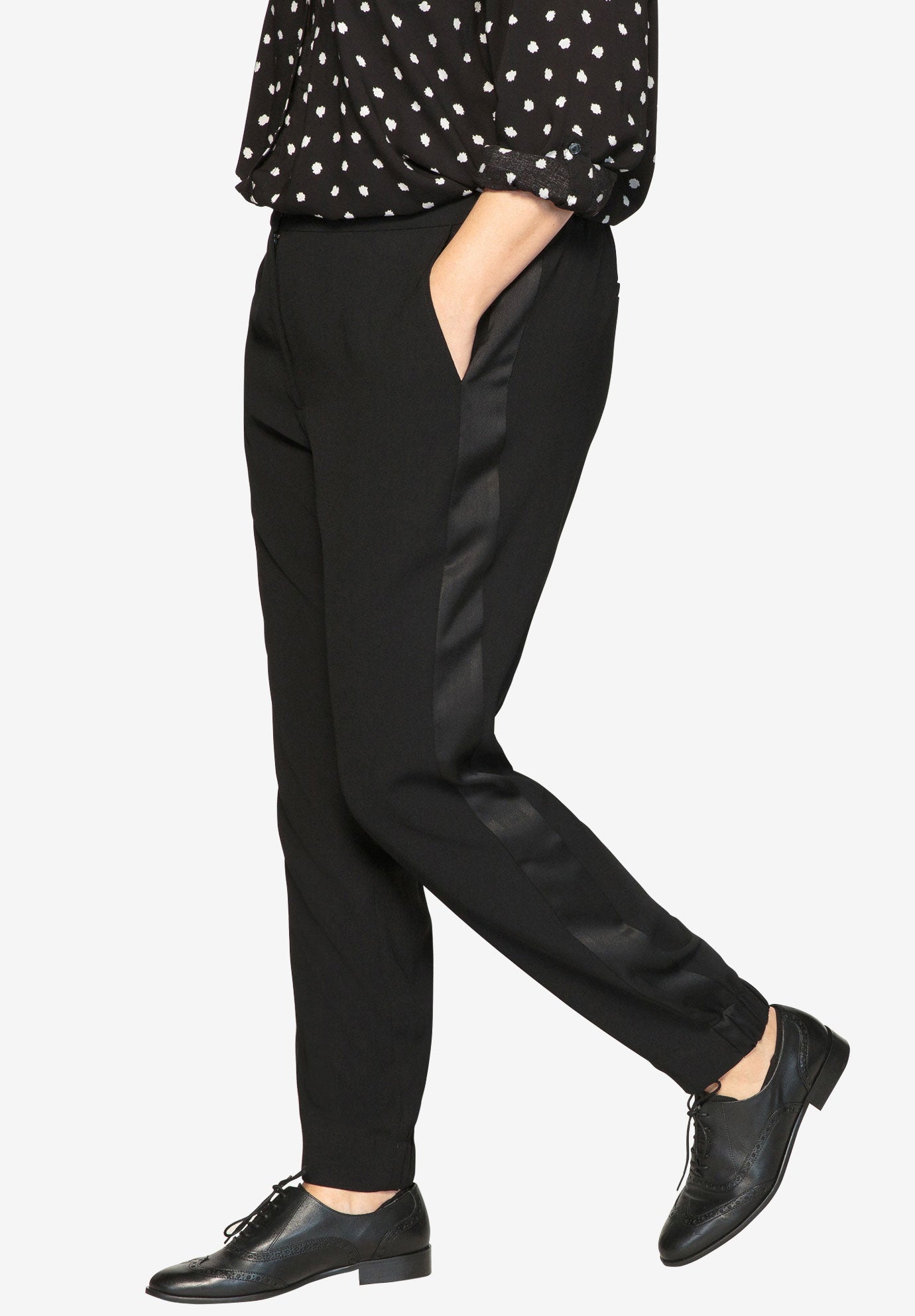 tuxedo stripe pants