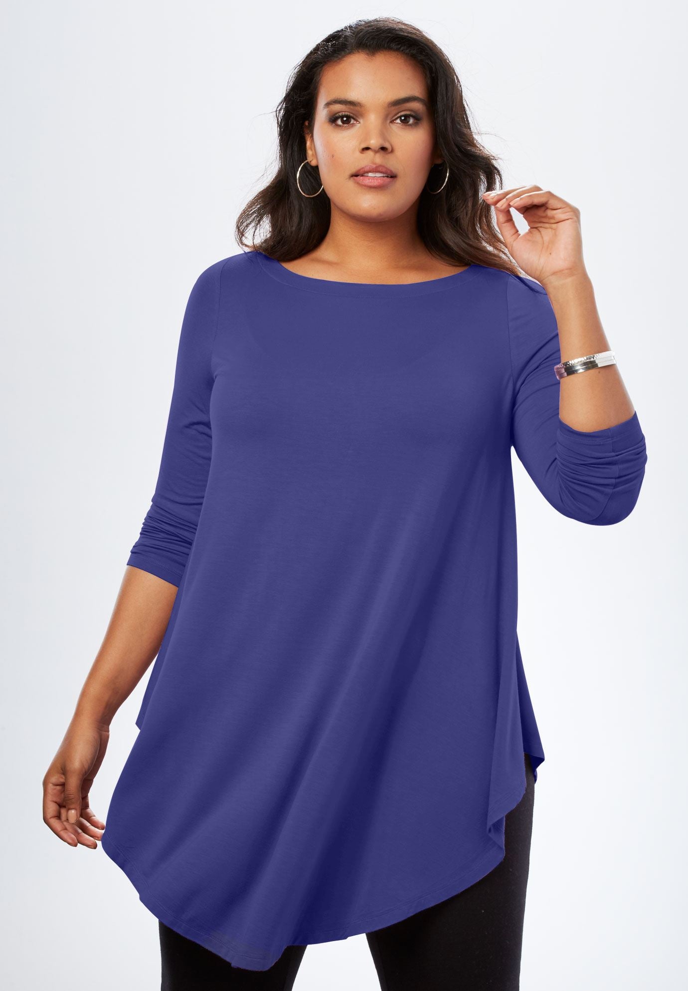 plus size maxi tunic
